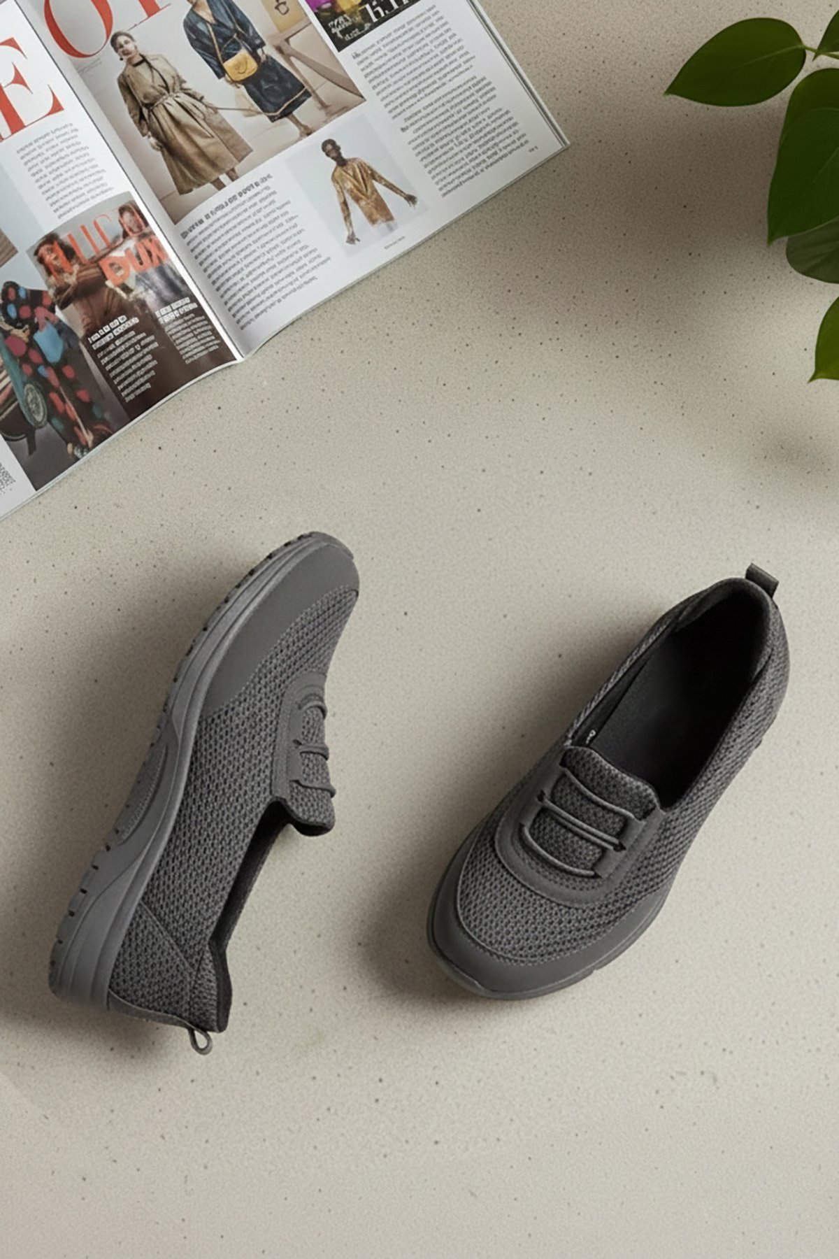 Elit ASPRF04 Kadın Casual Ayakkabı Füme