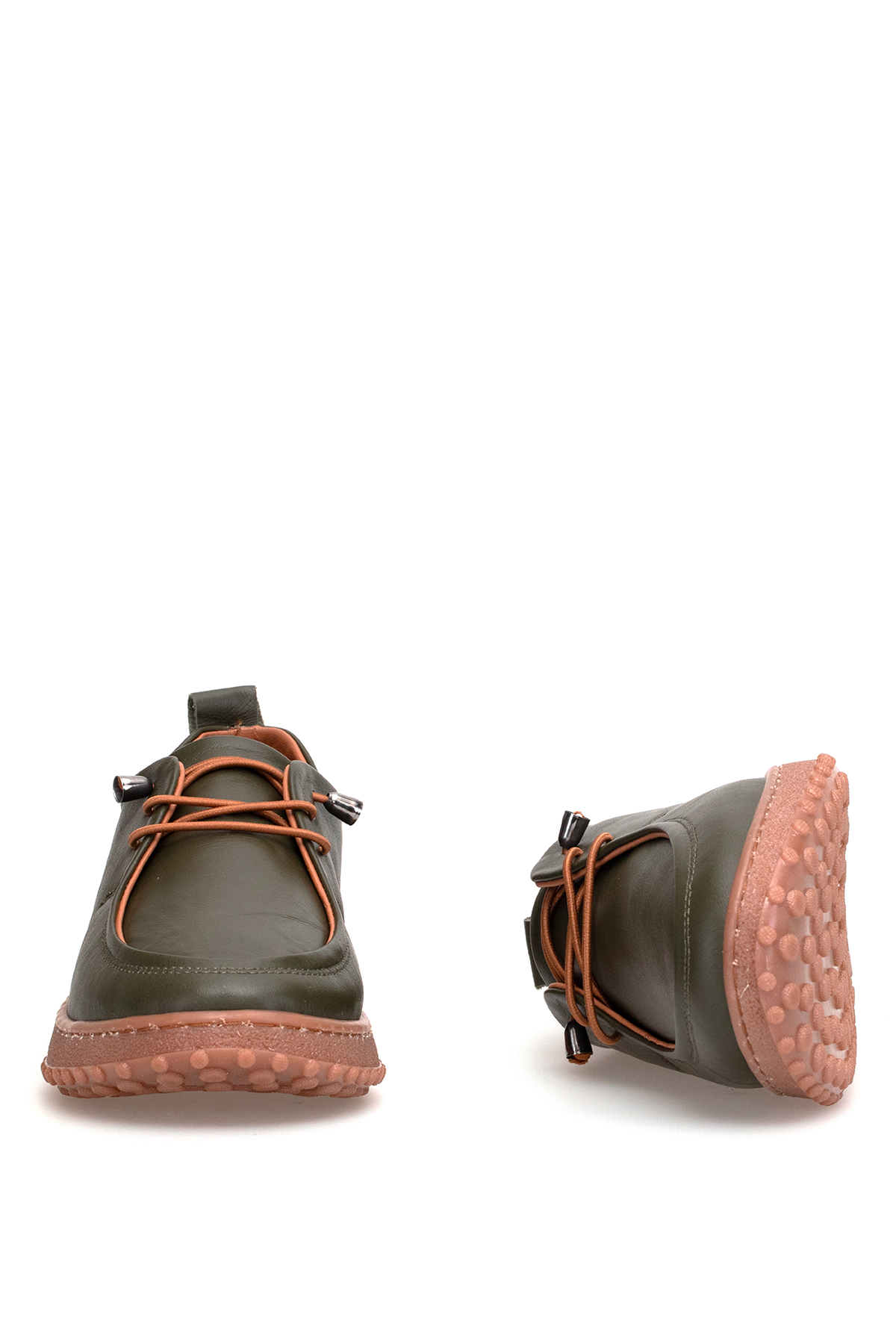 Elit ASSCL100 Kadın Hakiki Deri Casual Ayakkabı Haki