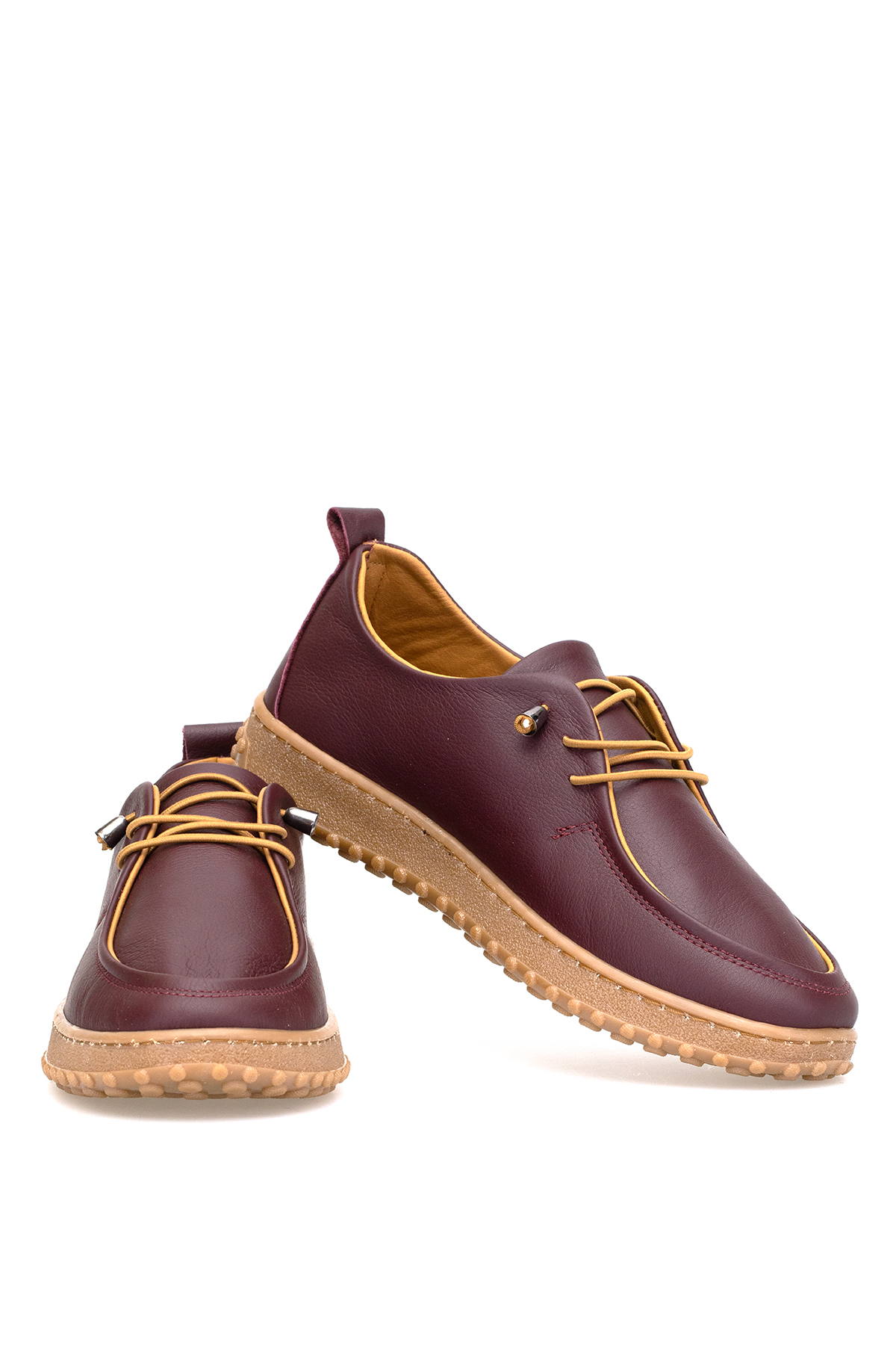 Elit ASSCL100 Kadın Hakiki Deri Casual Ayakkabı Bordo