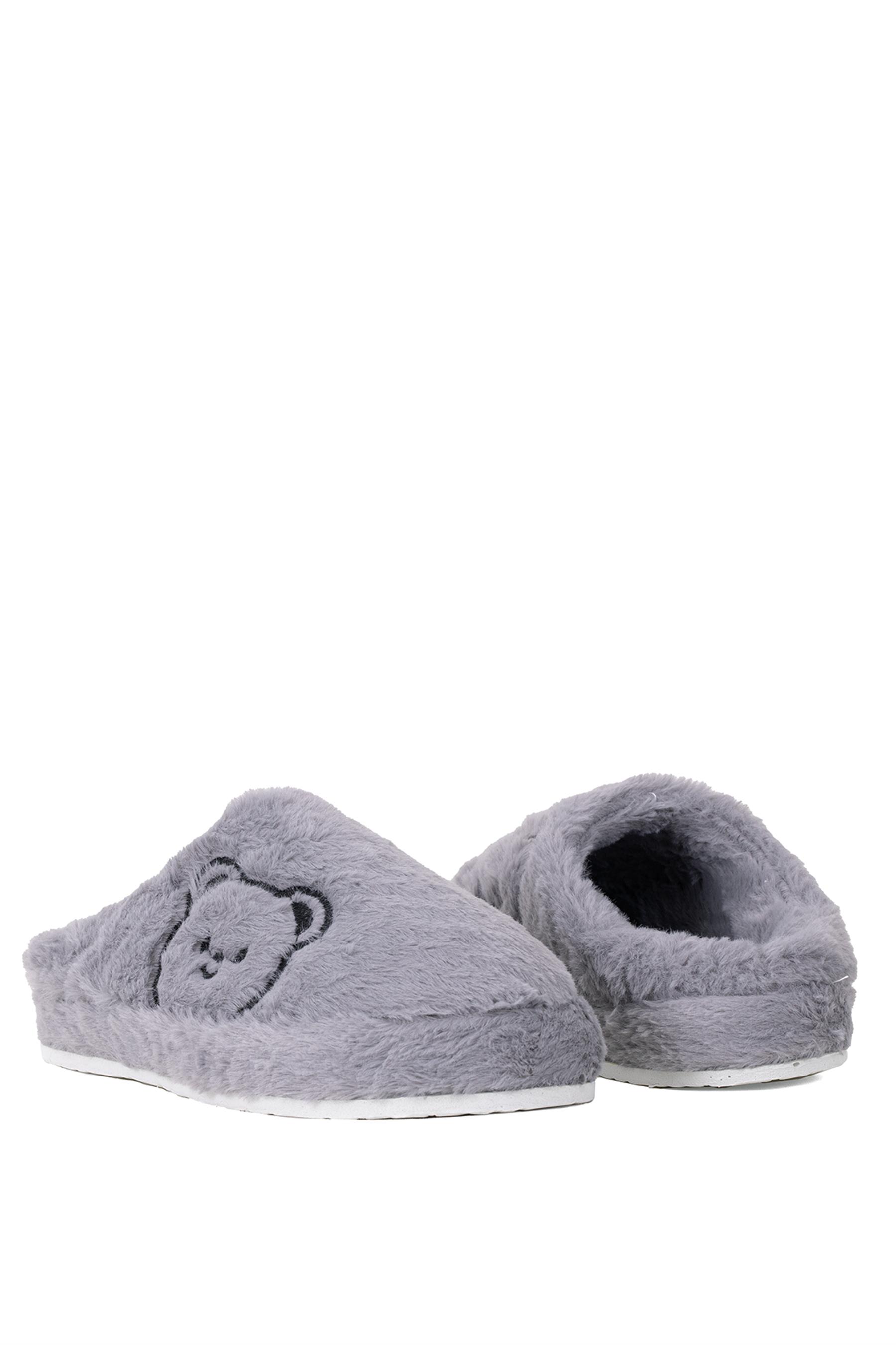 Elit Ayber01T Kadın Ev Terliği Gri