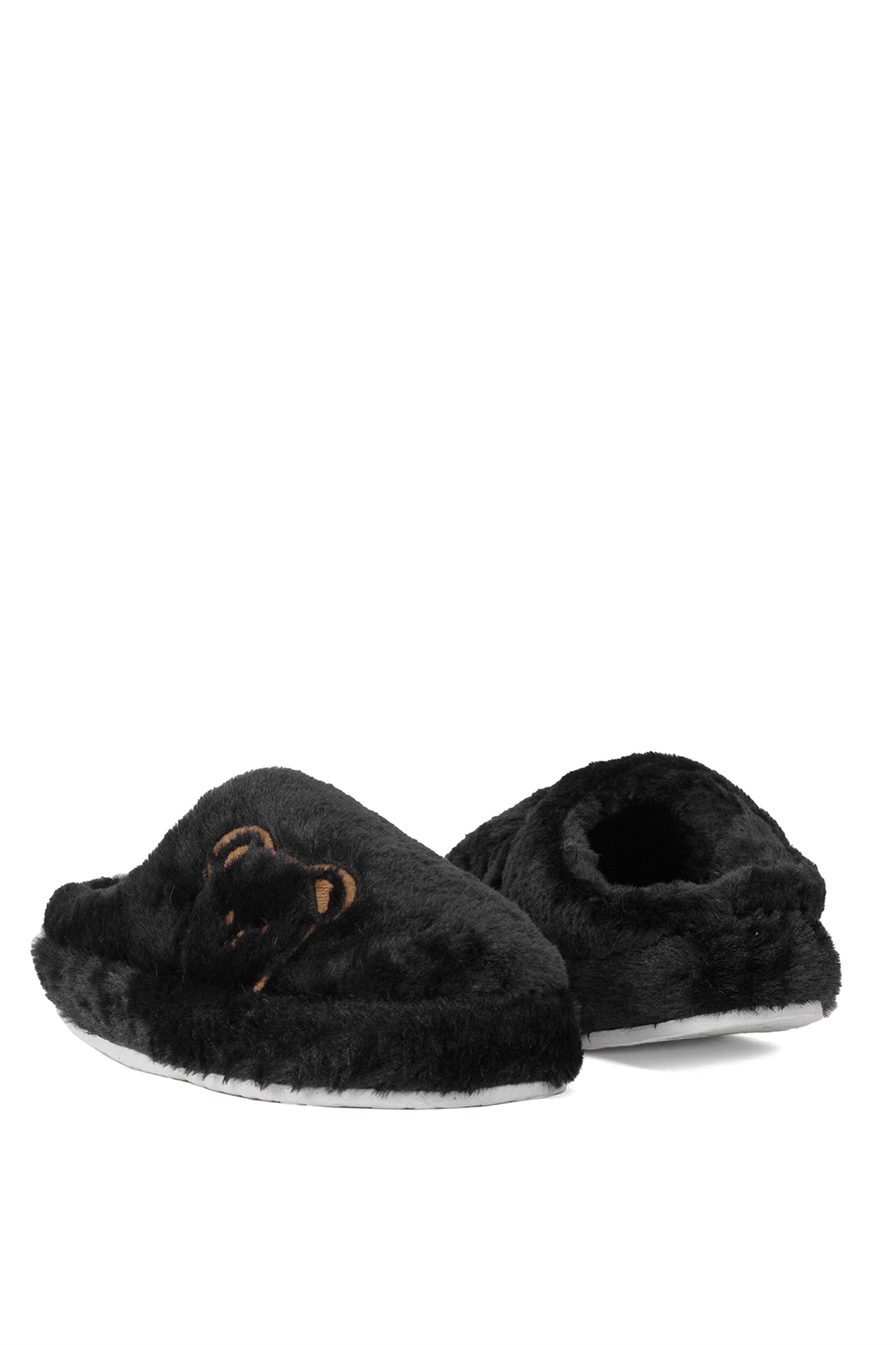 Elit Ayber01T Kadın Ev Terliği Siyah