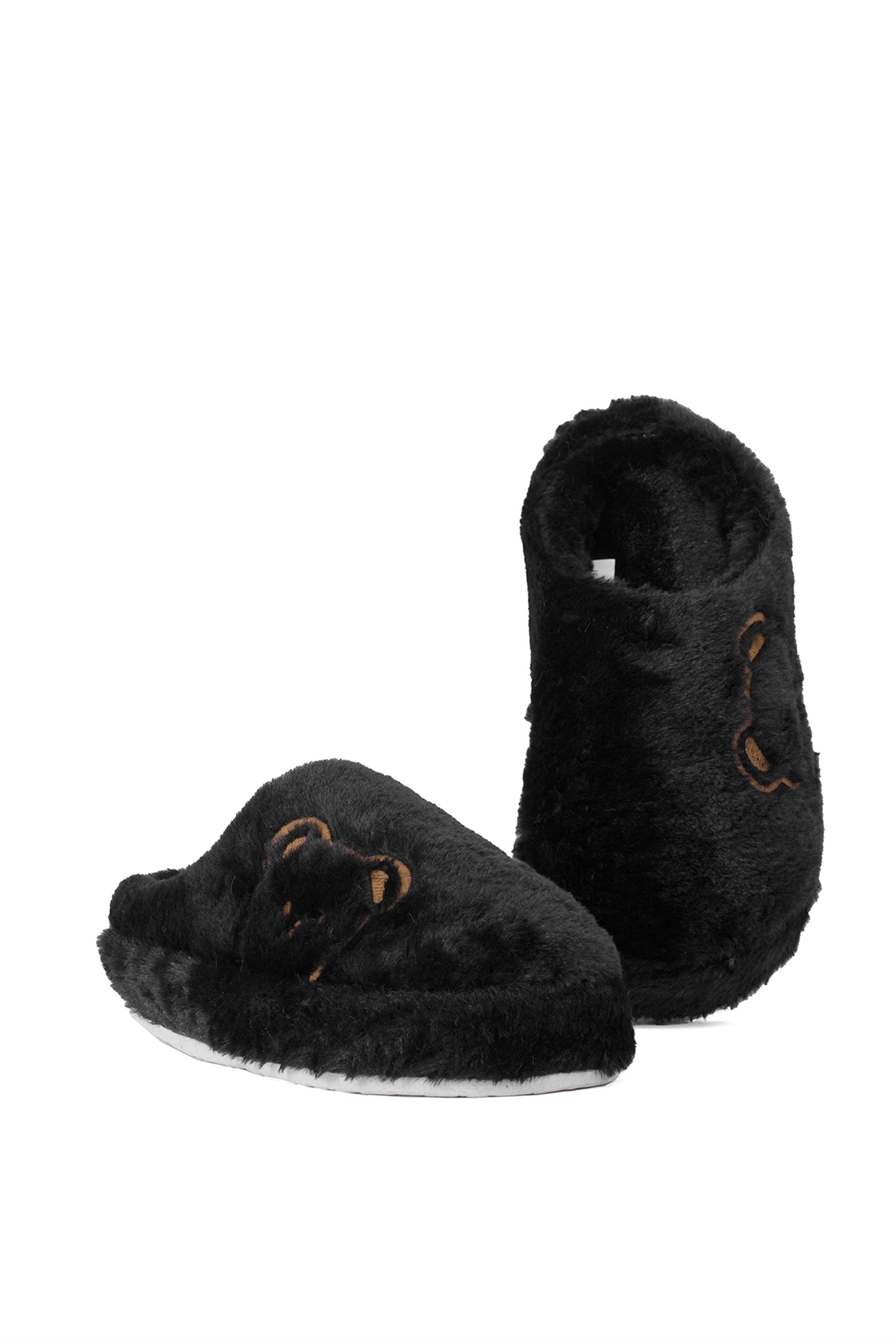 Elit Ayber01T Kadın Ev Terliği Siyah