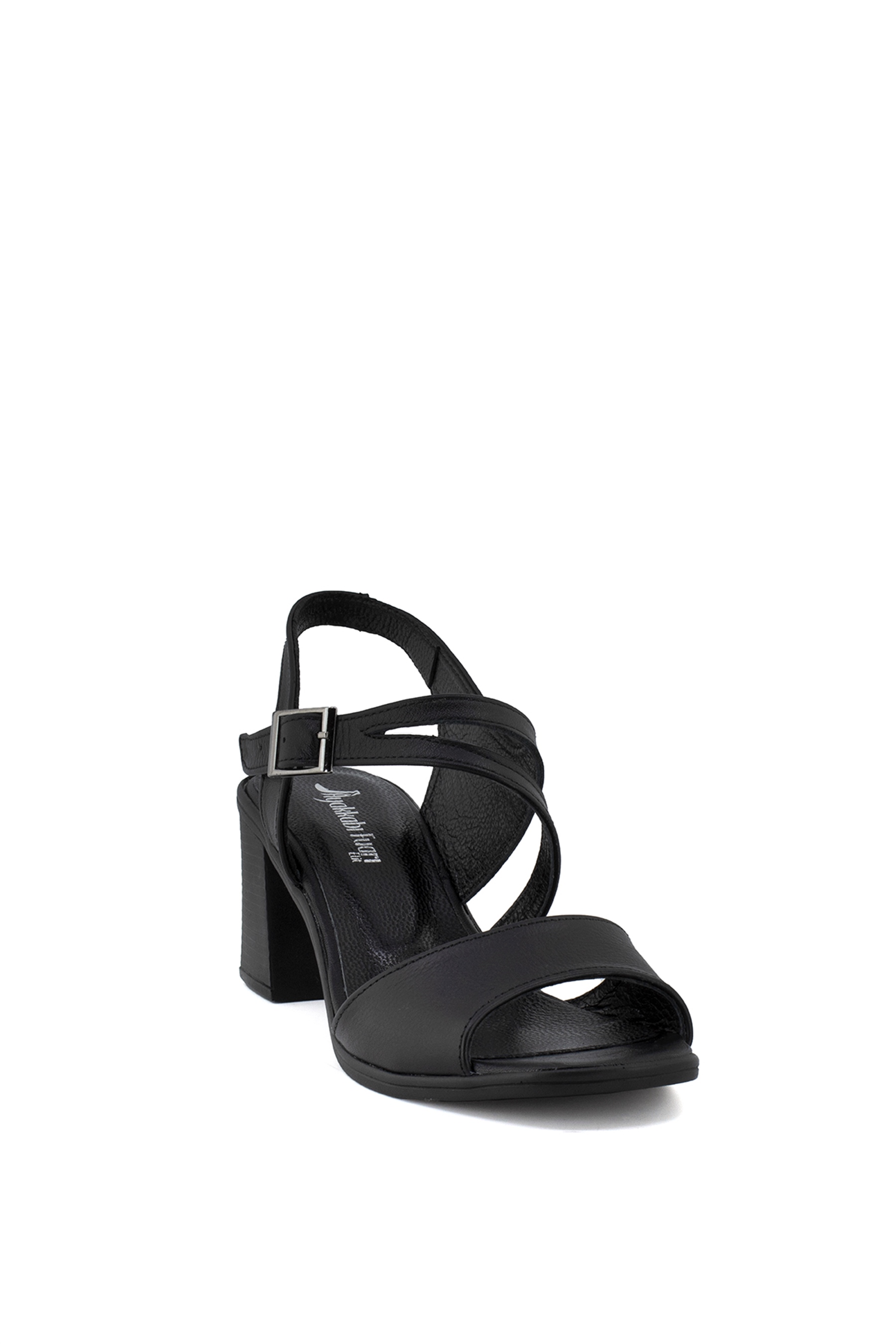 Elit Bls5454C Kadın Hakiki Deri Sandalet Siyah