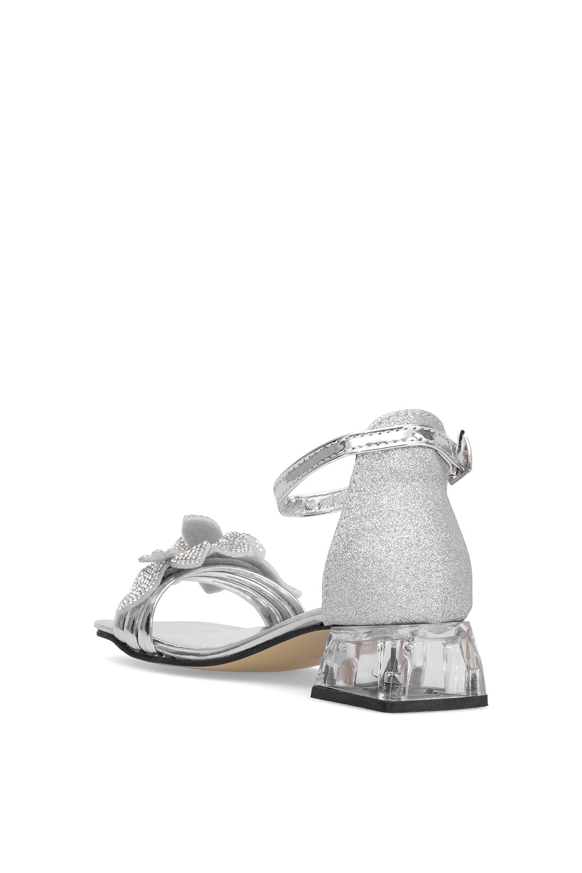 Elit BR-F-105-25Y Filet Kız Çocuk Abiye Ayakkabı Gümüş