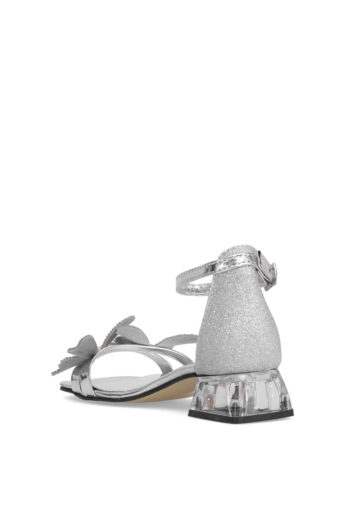 Elit BR-F-150-25Y Filet Kız Çocuk Abiye Ayakkabı Gümüş