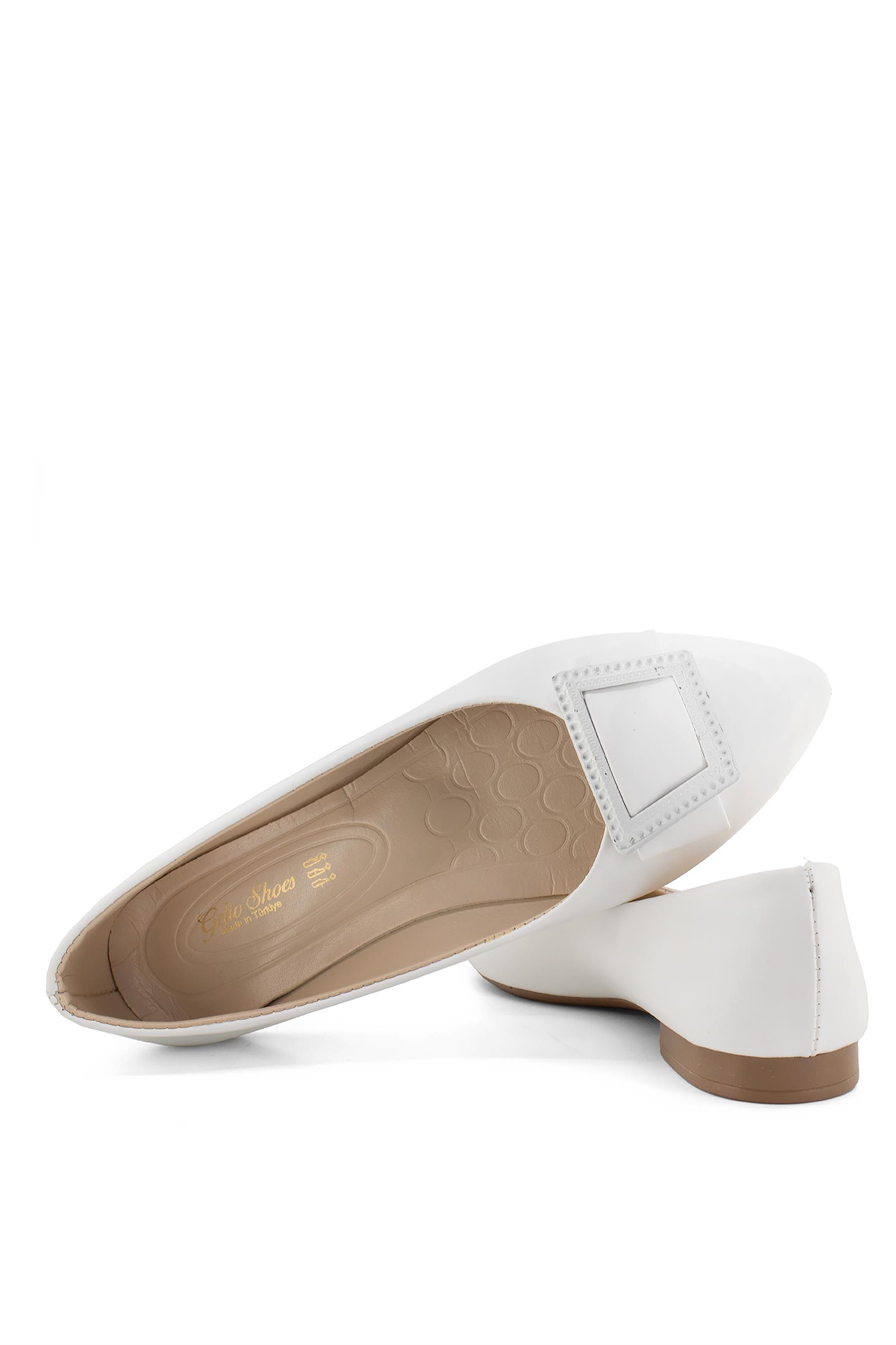 Elit BtnGLO608CZE Kadın Babet Beyaz