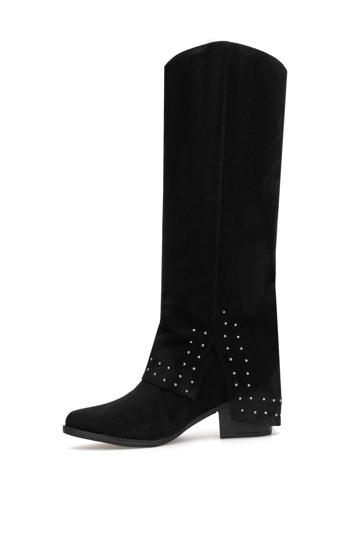 Elit BTSDT01 Kadın Topuklu Çizme Siyah