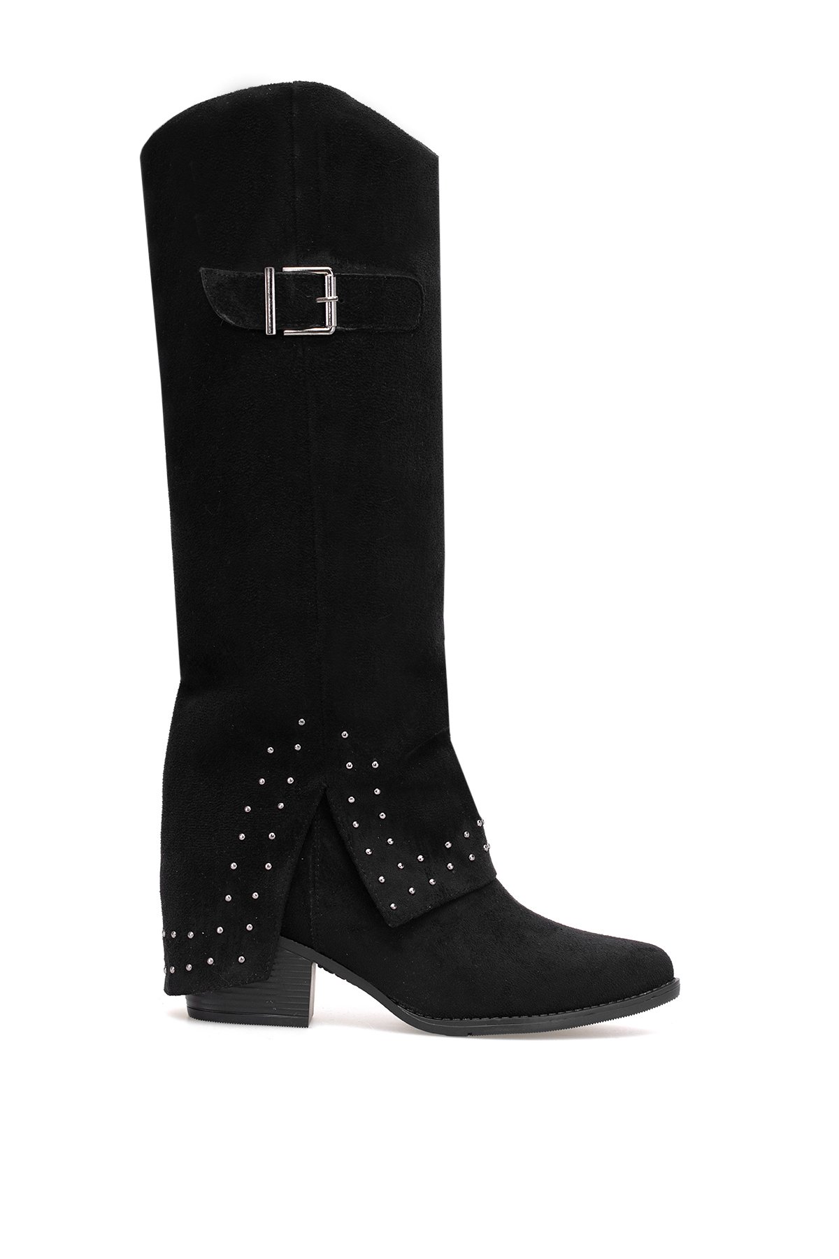 Elit BTSDT01 Kadın Topuklu Çizme Siyah