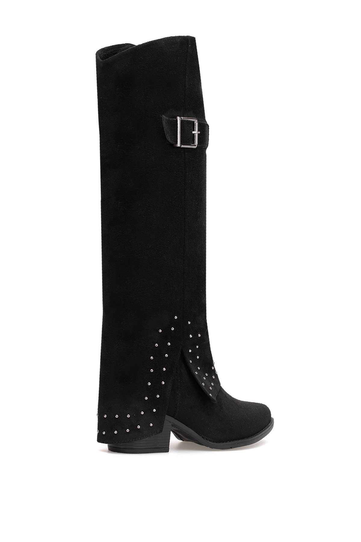 Elit BTSDT01 Kadın Topuklu Çizme Siyah