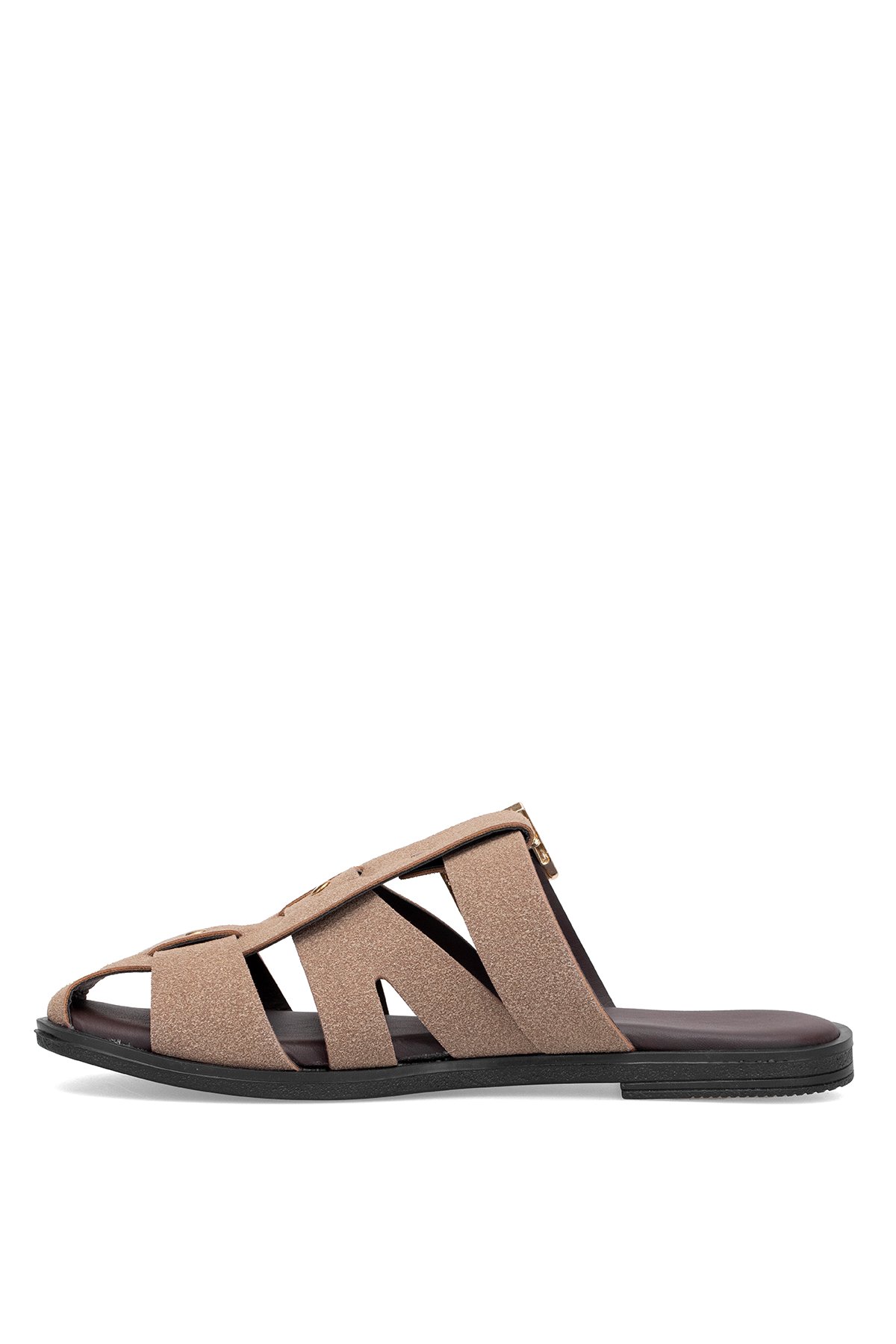 Elit BTSS03 Kadın Düz Terlik Vizon