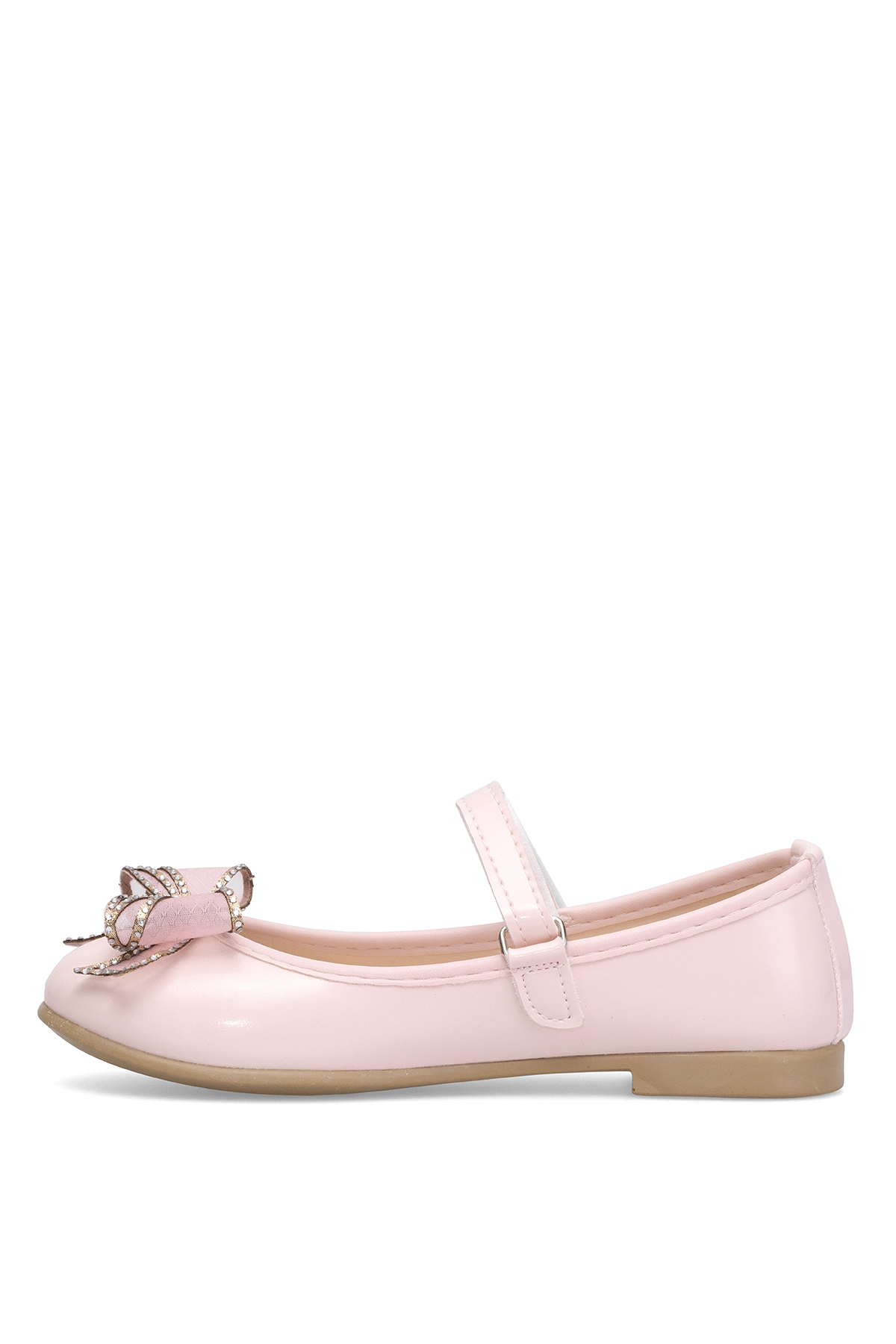 Elit HY-F-10003-25Y Filet Kız Çocuk Babet Pudra