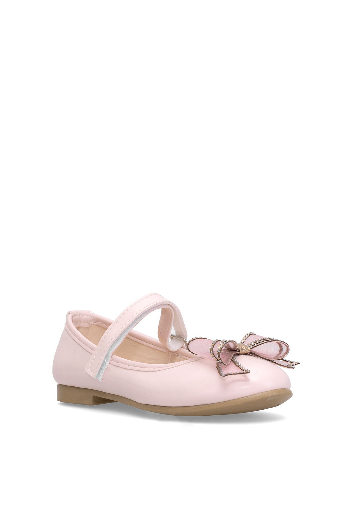 Elit HY-F-10003-25Y Filet Kız Çocuk Babet Pudra