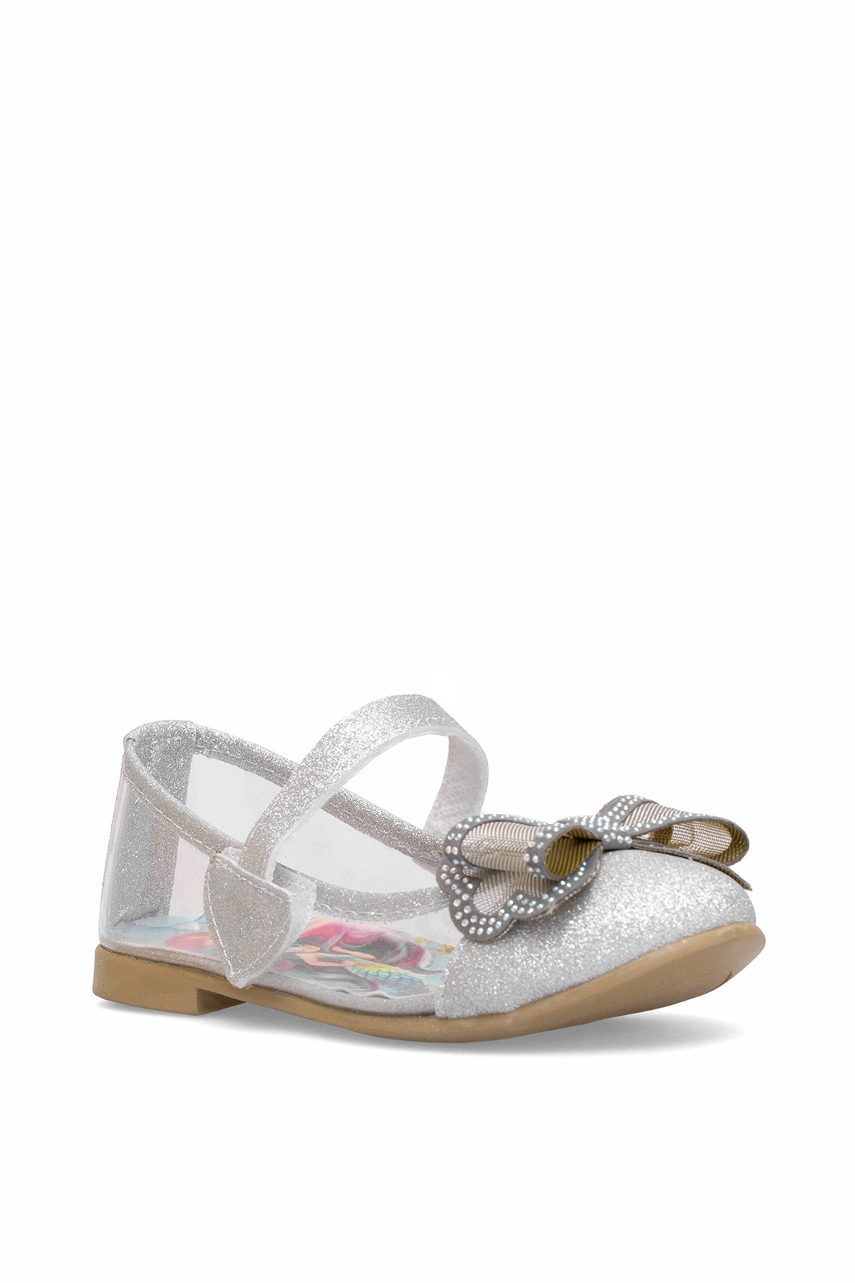 Elit HY-F-2004-25Y Filet Kız Çocuk Babet Gümüş