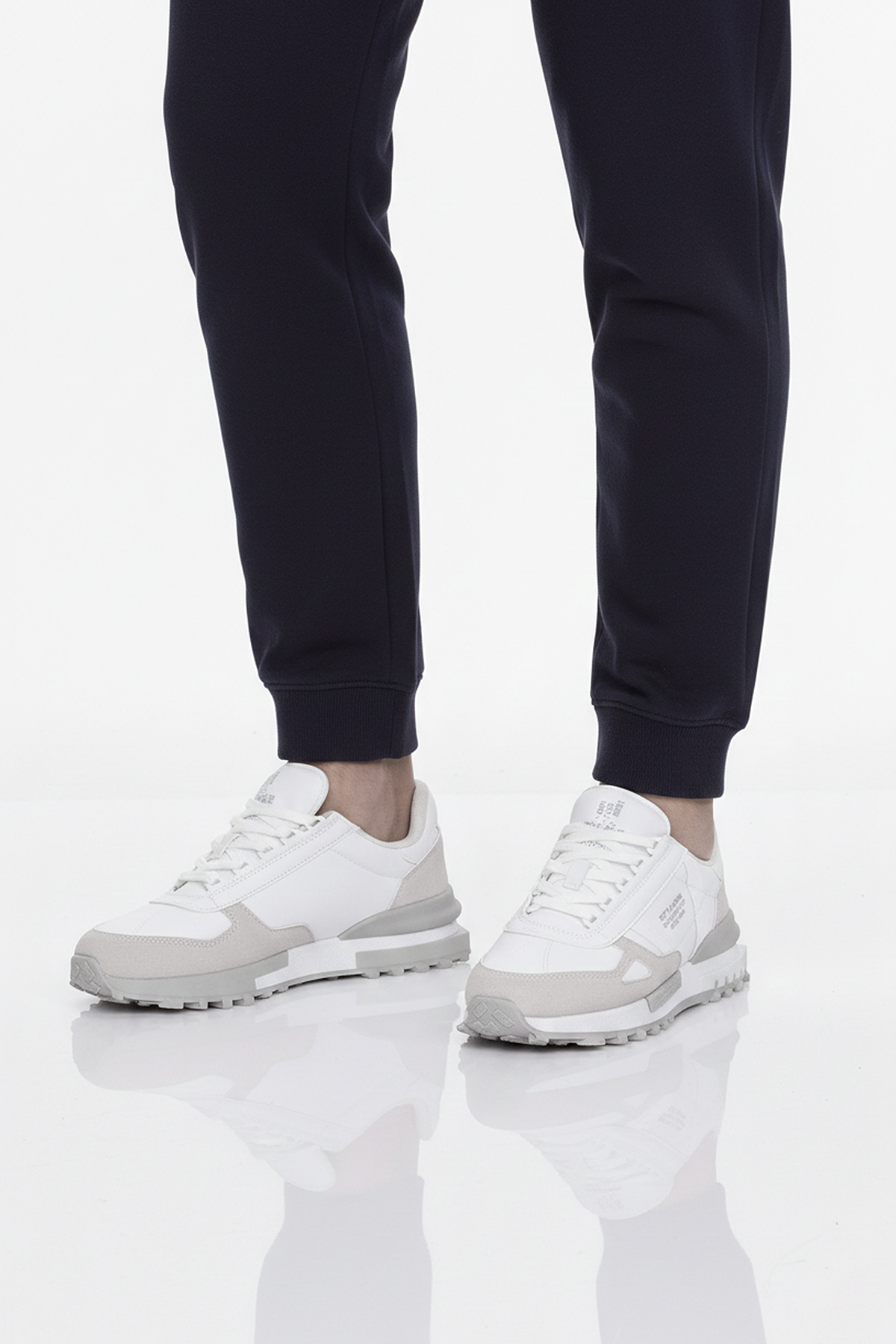 Elit IKZ8089 Erkek Klasik Sneaker Beyaz