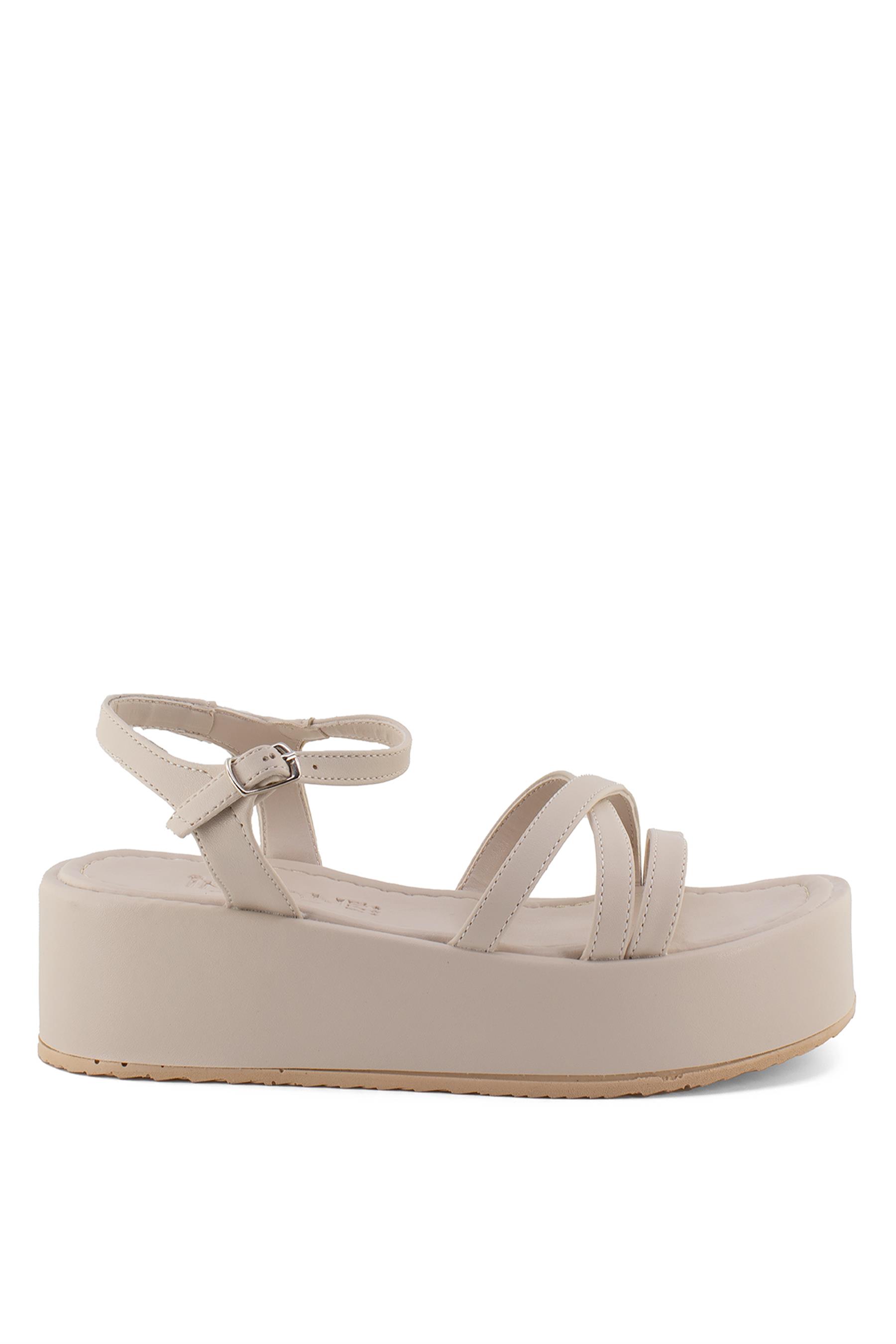 Elit Inf1016C Kadın Sandalet Bej
