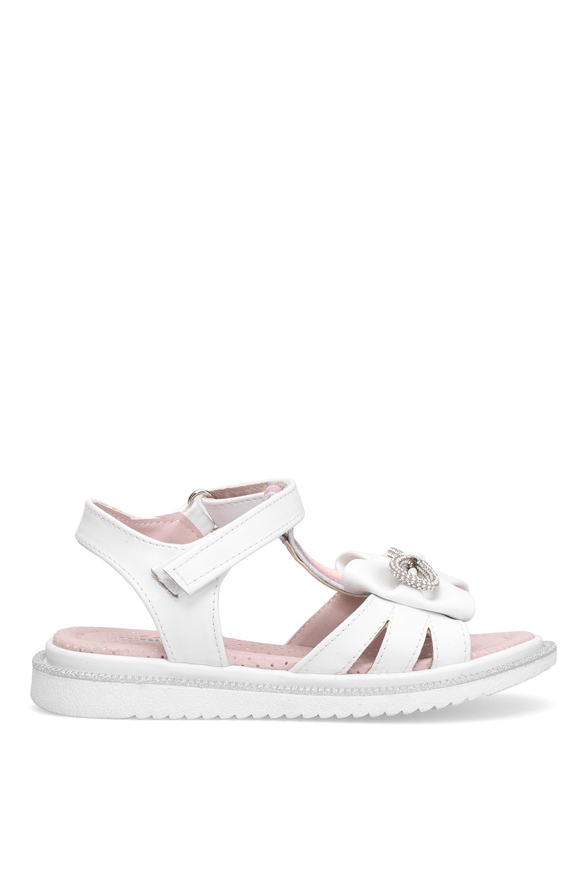 Elit J-P-600-25Y Patik Kız Çocuk Düz Sandalet Beyaz