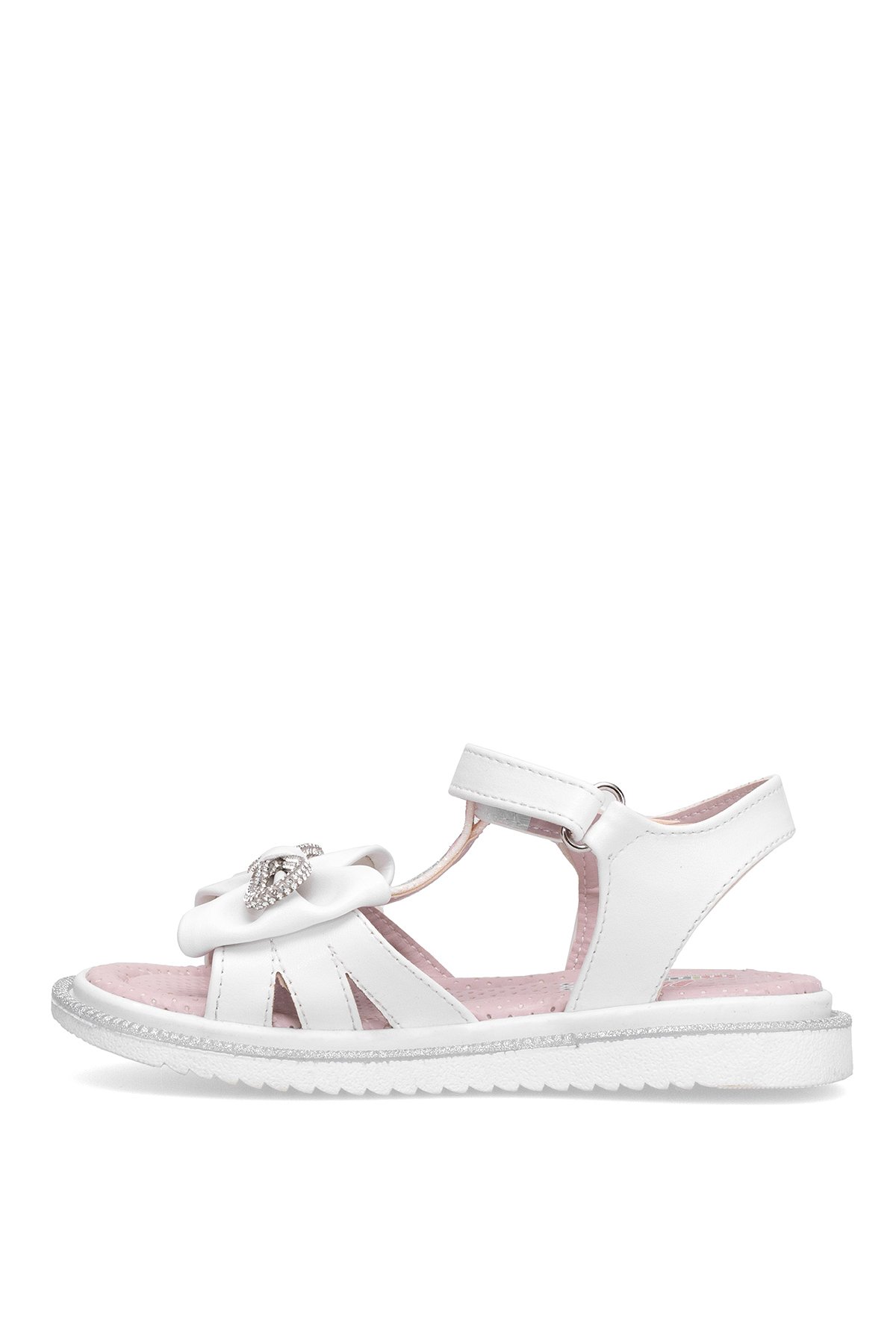 Elit J-P-600-25Y Patik Kız Çocuk Düz Sandalet Beyaz