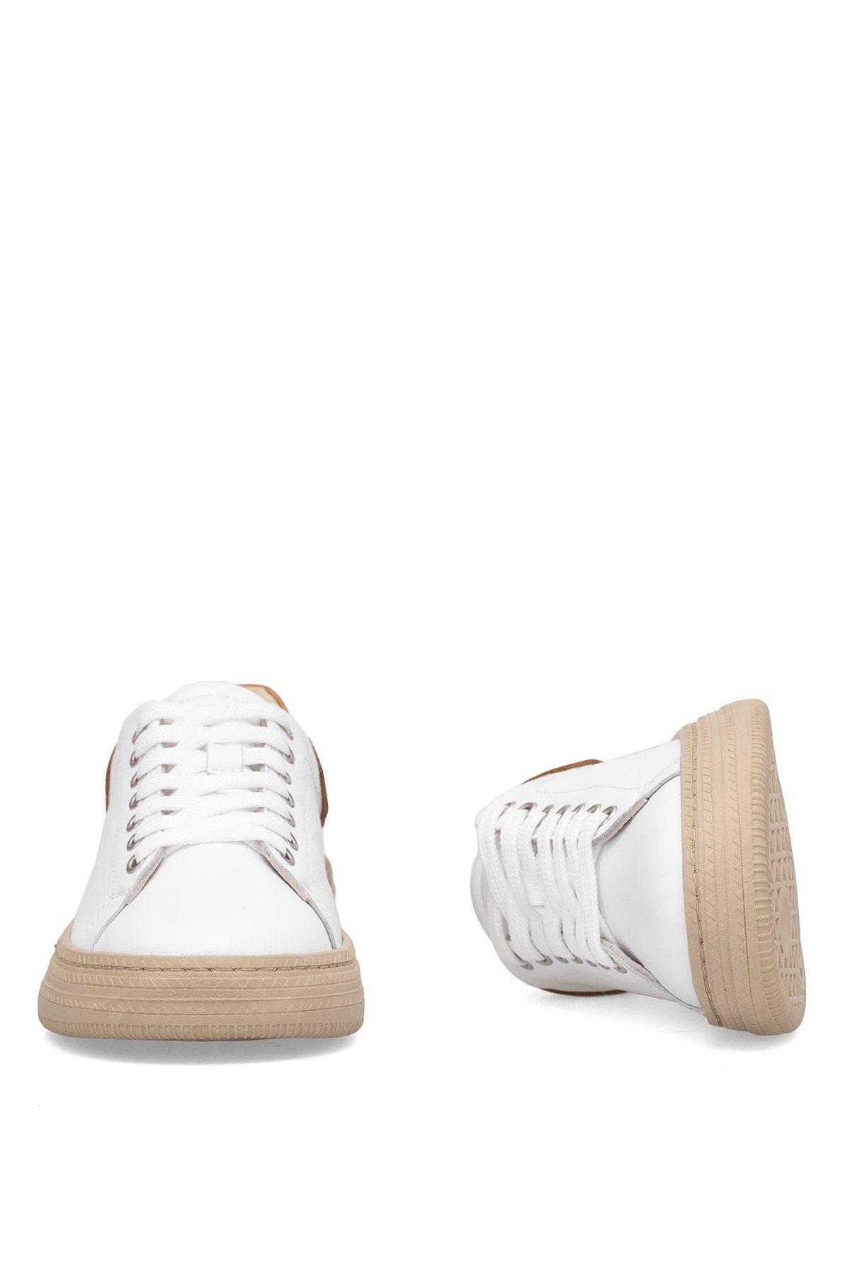 Elit Kiona Kadın Hakiki Deri Casual Ayakkabı Beyaz