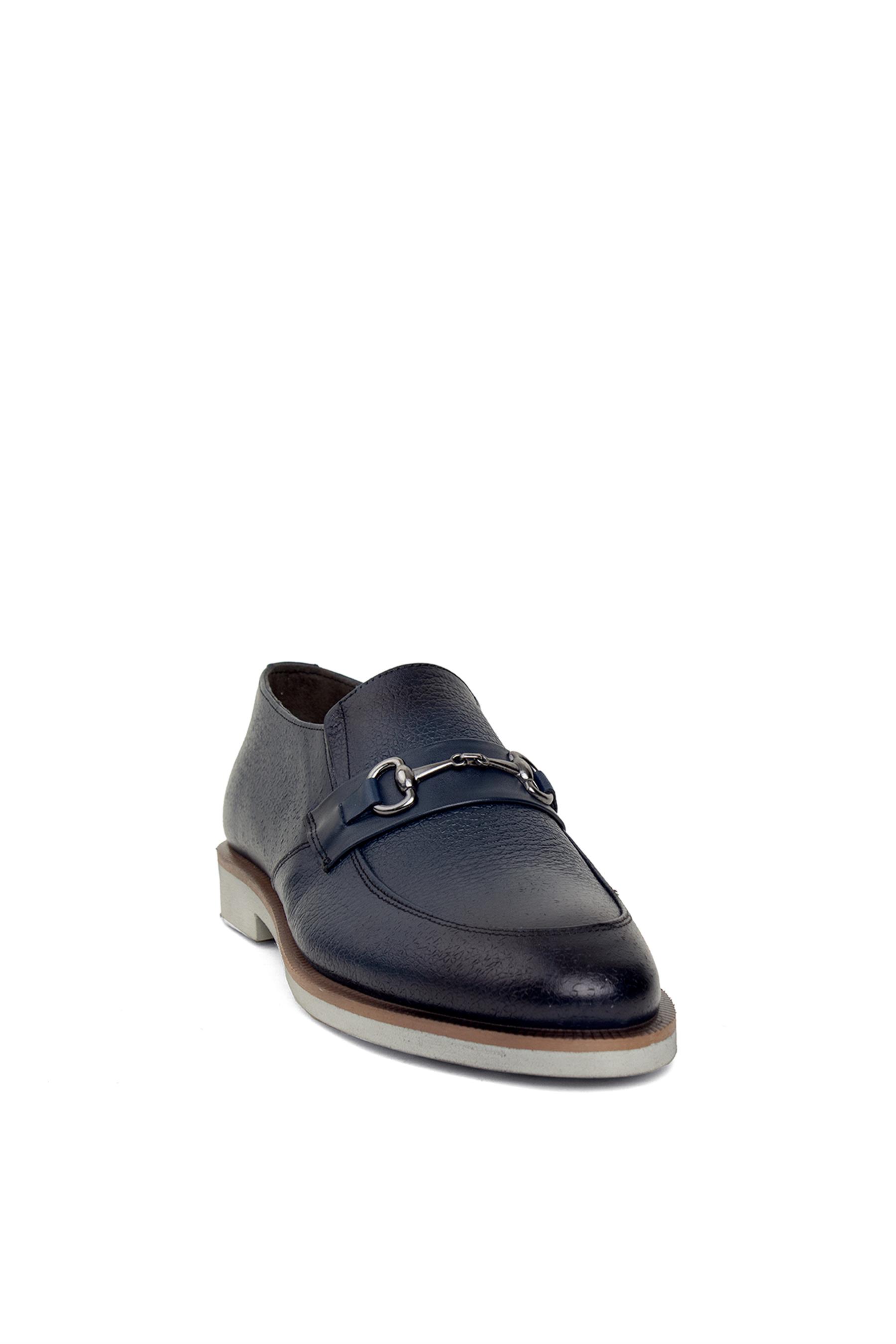 Elit MABR657-1C Erkek Hakiki Deri Klasik Ayakkabı Lacivert