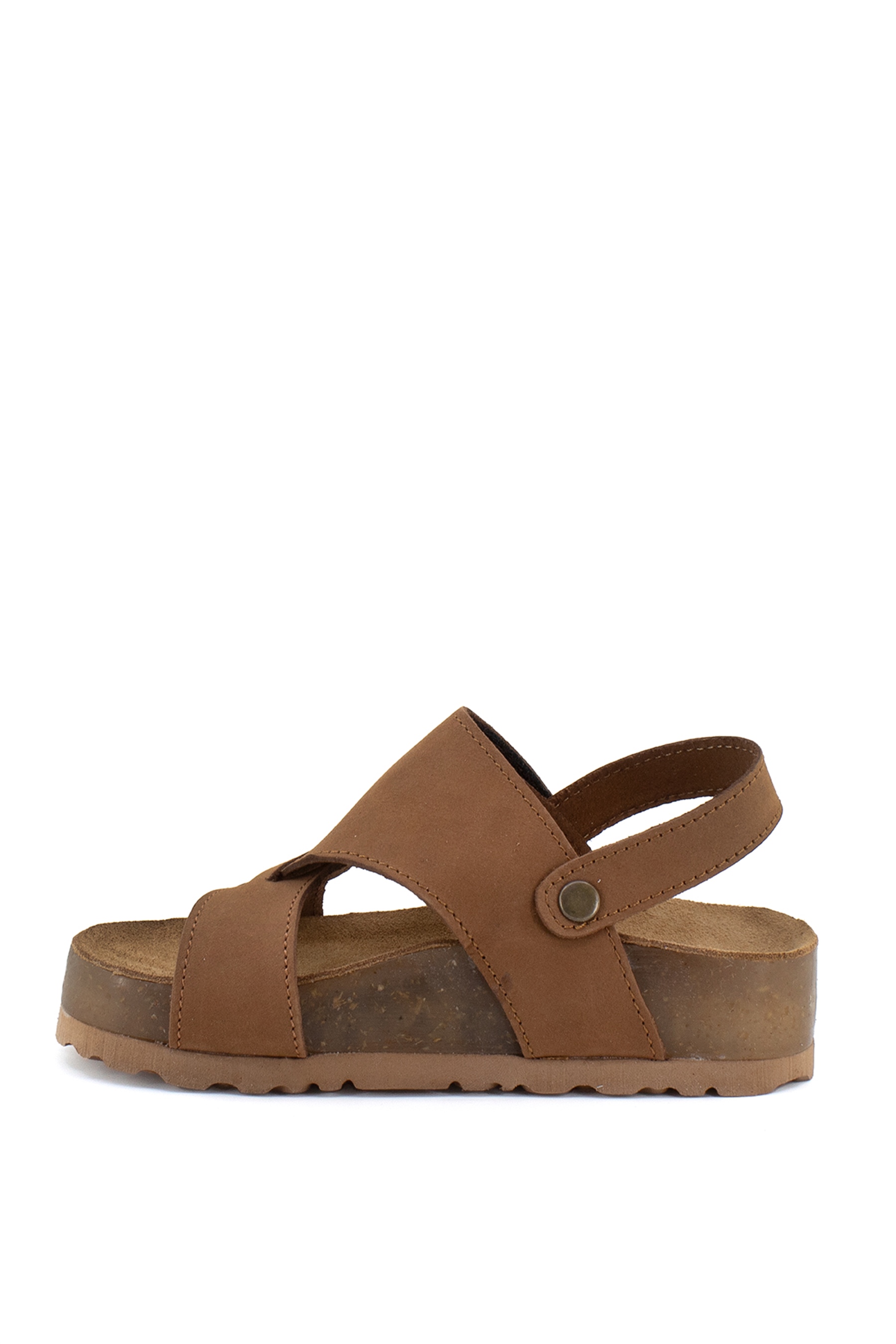 Elit Mnc1281 Patik Erkek Çocuk Sandalet Kahverengi