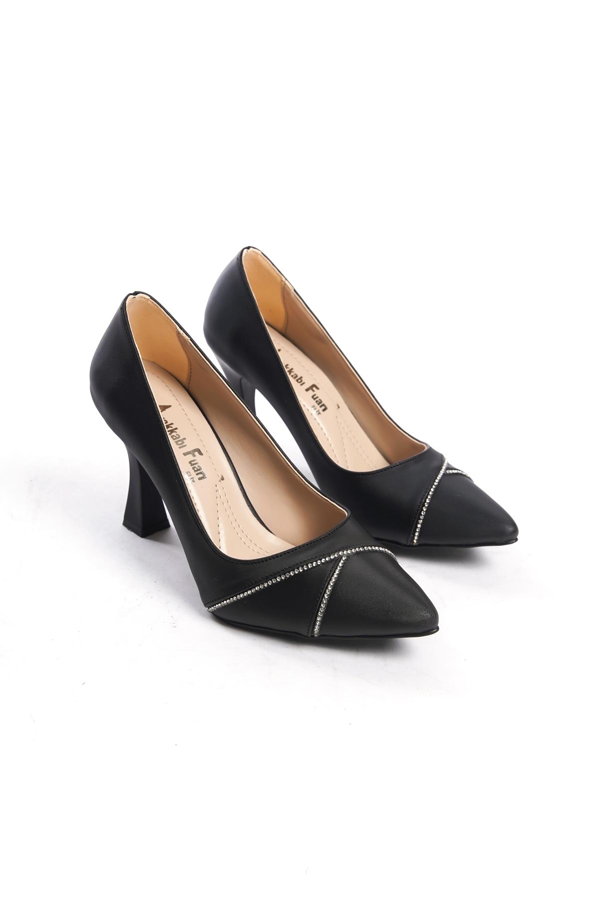 Elit Mst2038V Kadın Stiletto Siyah