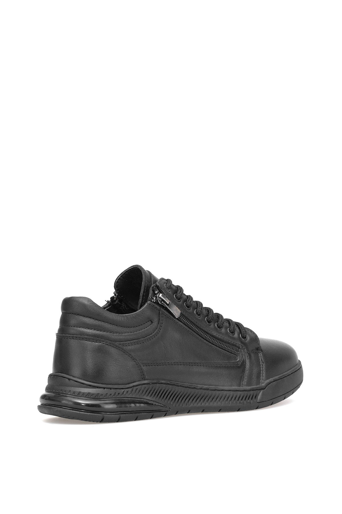 Elit MZV767C Erkek Hakiki Deri Casual Ayakkabı Siyah