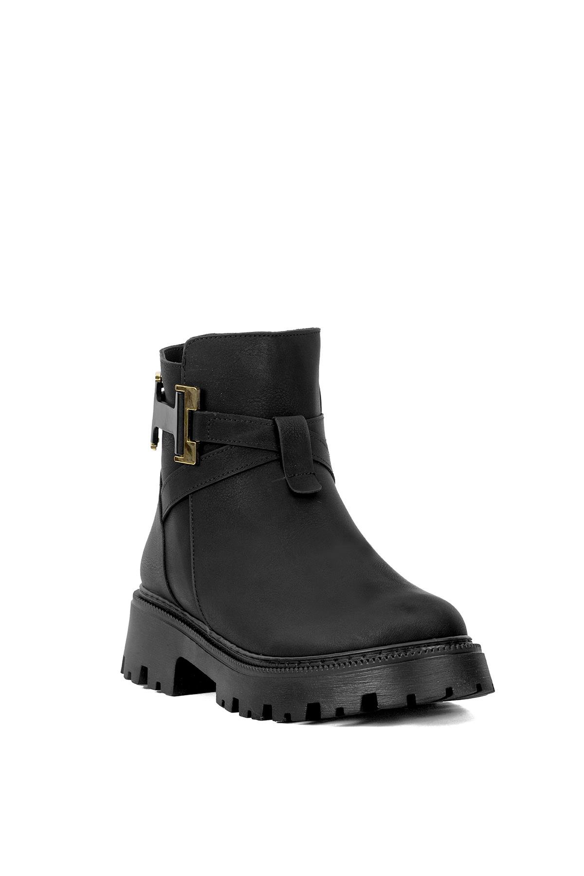 Elit ONY350N Kadın Klasik Bot Siyah