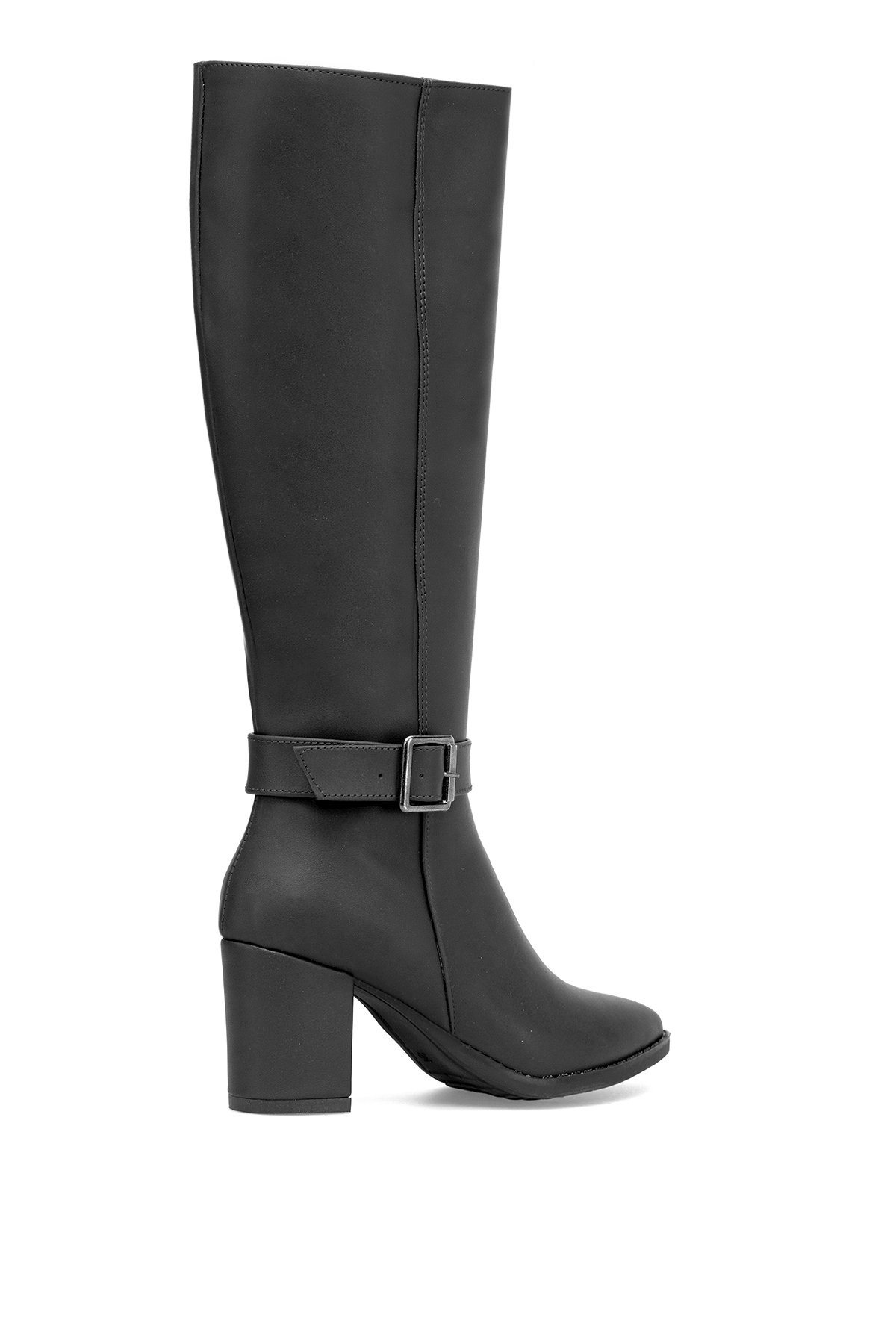 Elit OZRKM701 Kadın Topuklu Çizme Siyah