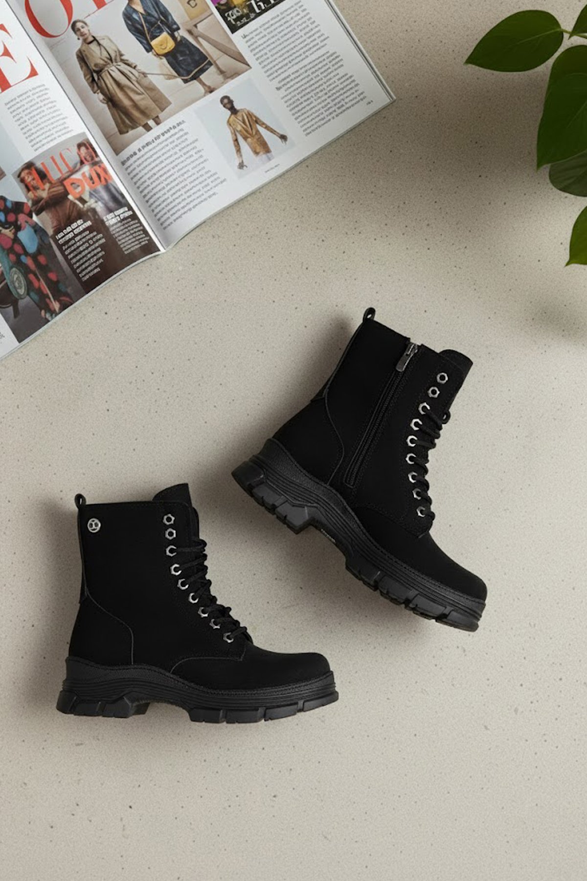 Elit OZRSL208N Kadın Klasik Bot Siyah