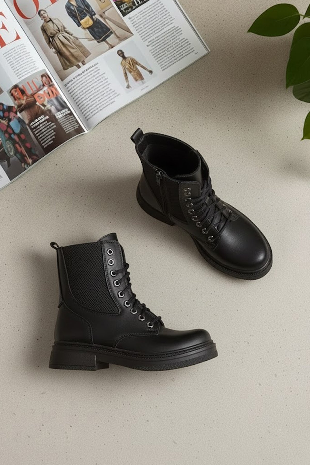 Elit OZRSL902N Kadın Klasik Bot Siyah