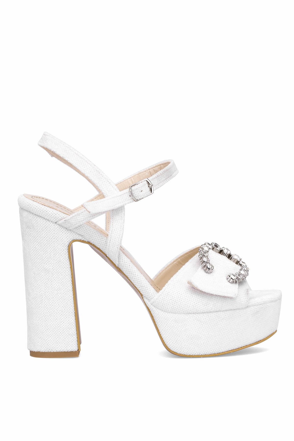 Elit PM08 K2051-1T Kadın Platform Ayakkabı Beyaz