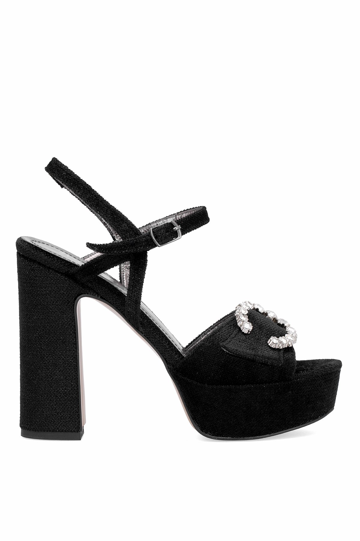 Elit PM08 K2051-1T Kadın Platform Ayakkabı Siyah