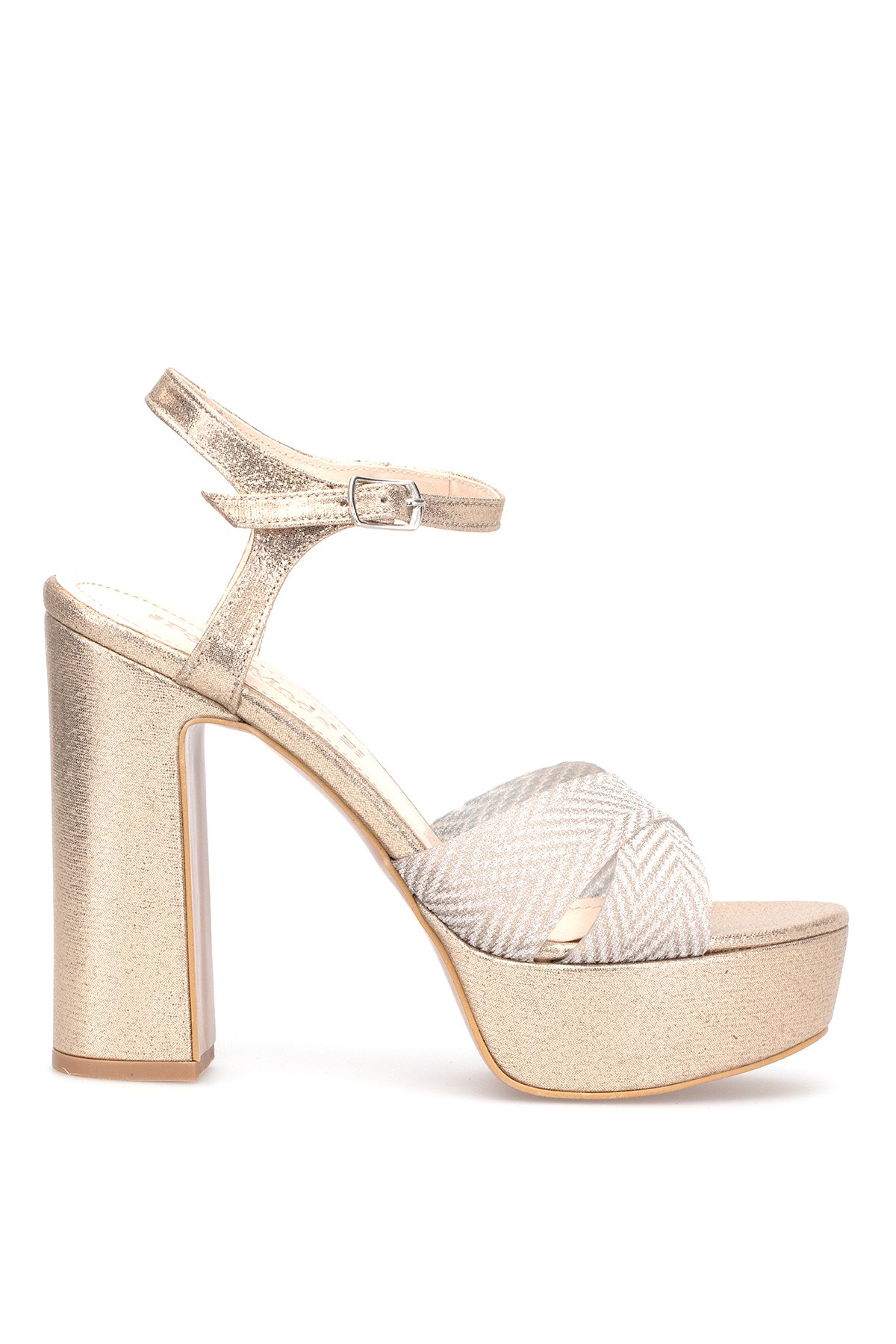 Elit PM08 K2057 Kadın Platform Ayakkabı Altın