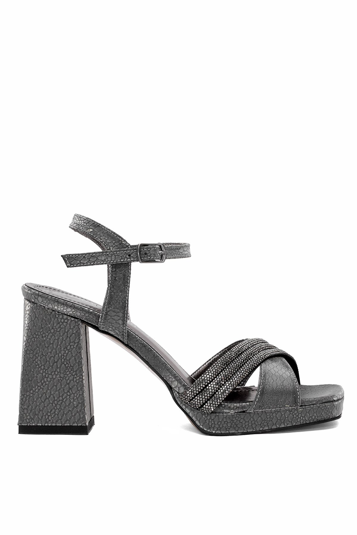 Elit PM08 K98 Kadın Platform Ayakkabı Platin