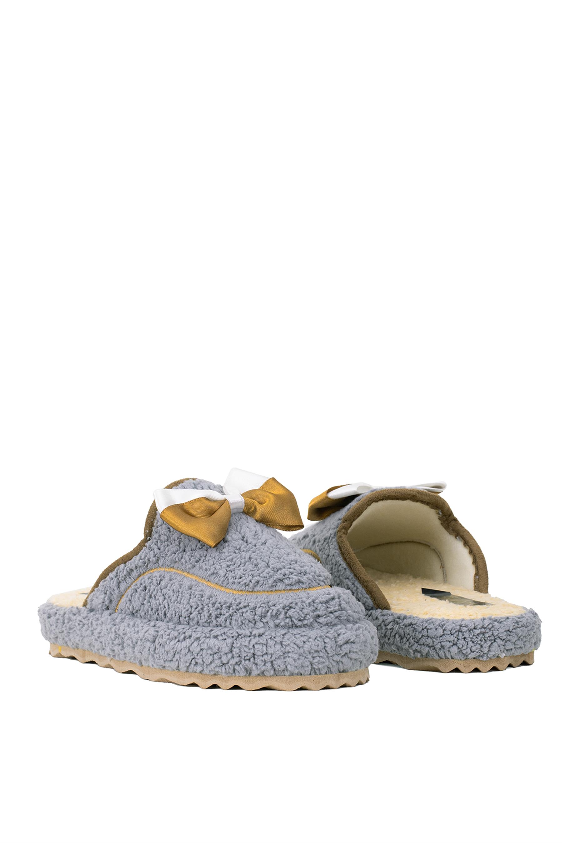 Elit Power 01T Kadın Ev Terliği Gri