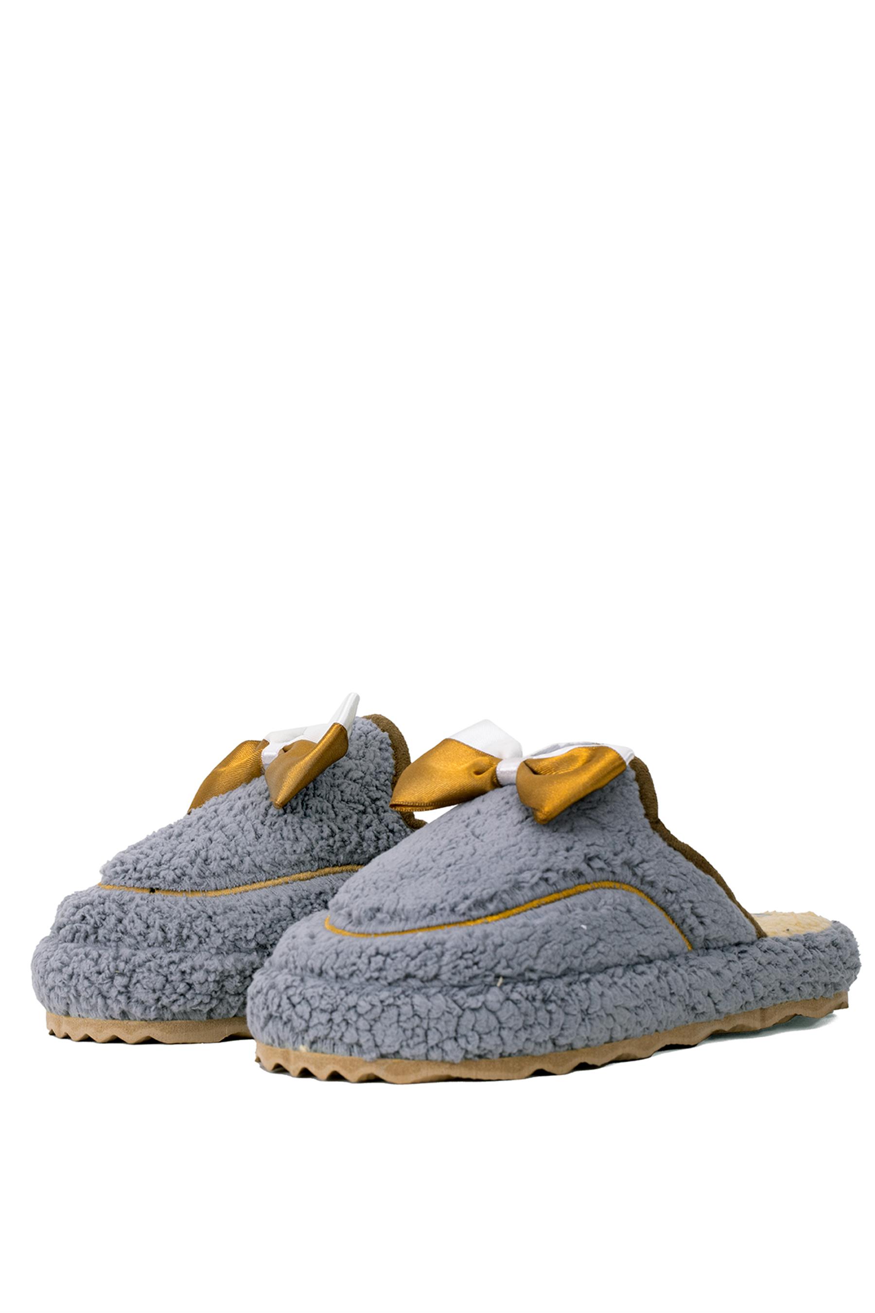 Elit Power 01T Kadın Ev Terliği Gri