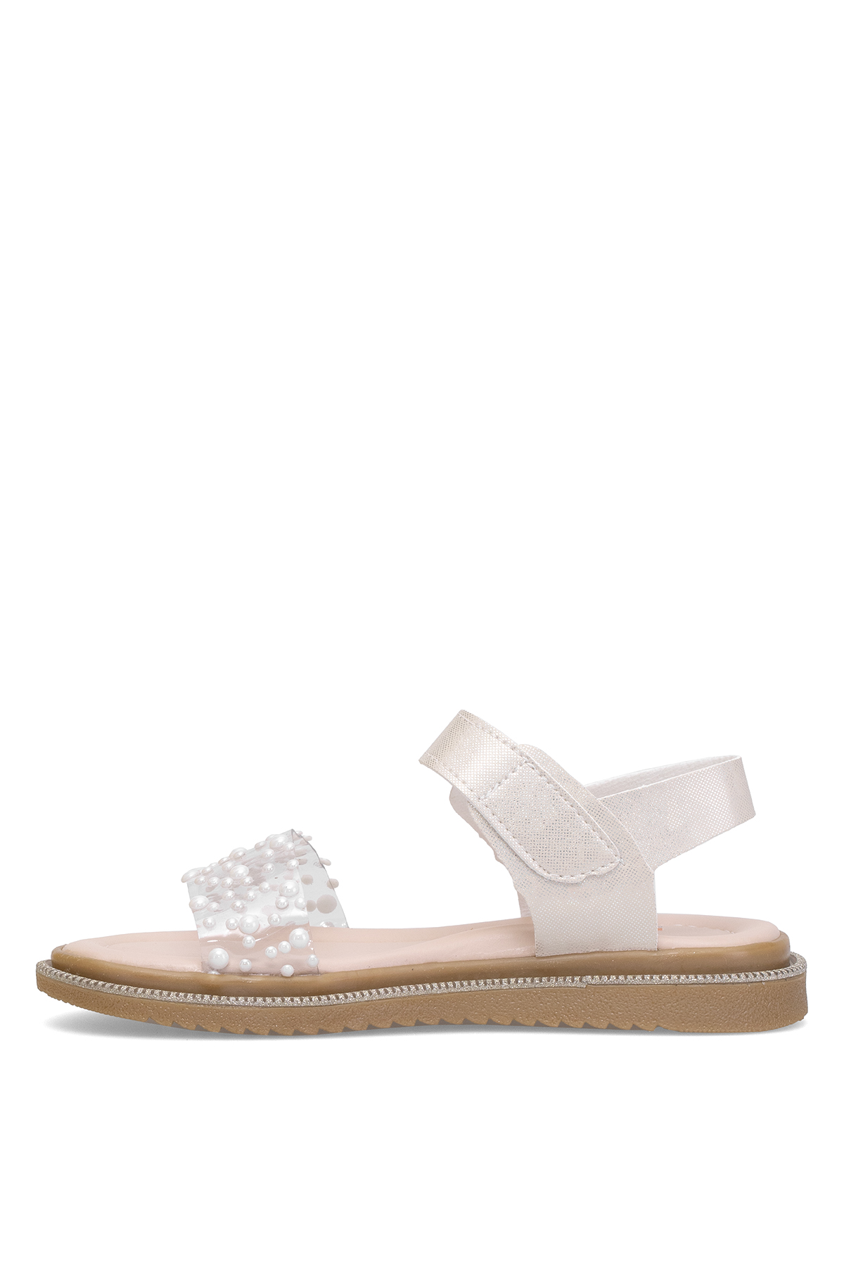 Elit ŞA-F-036-25Y Filet Kız Çocuk Düz Sandalet Sedef