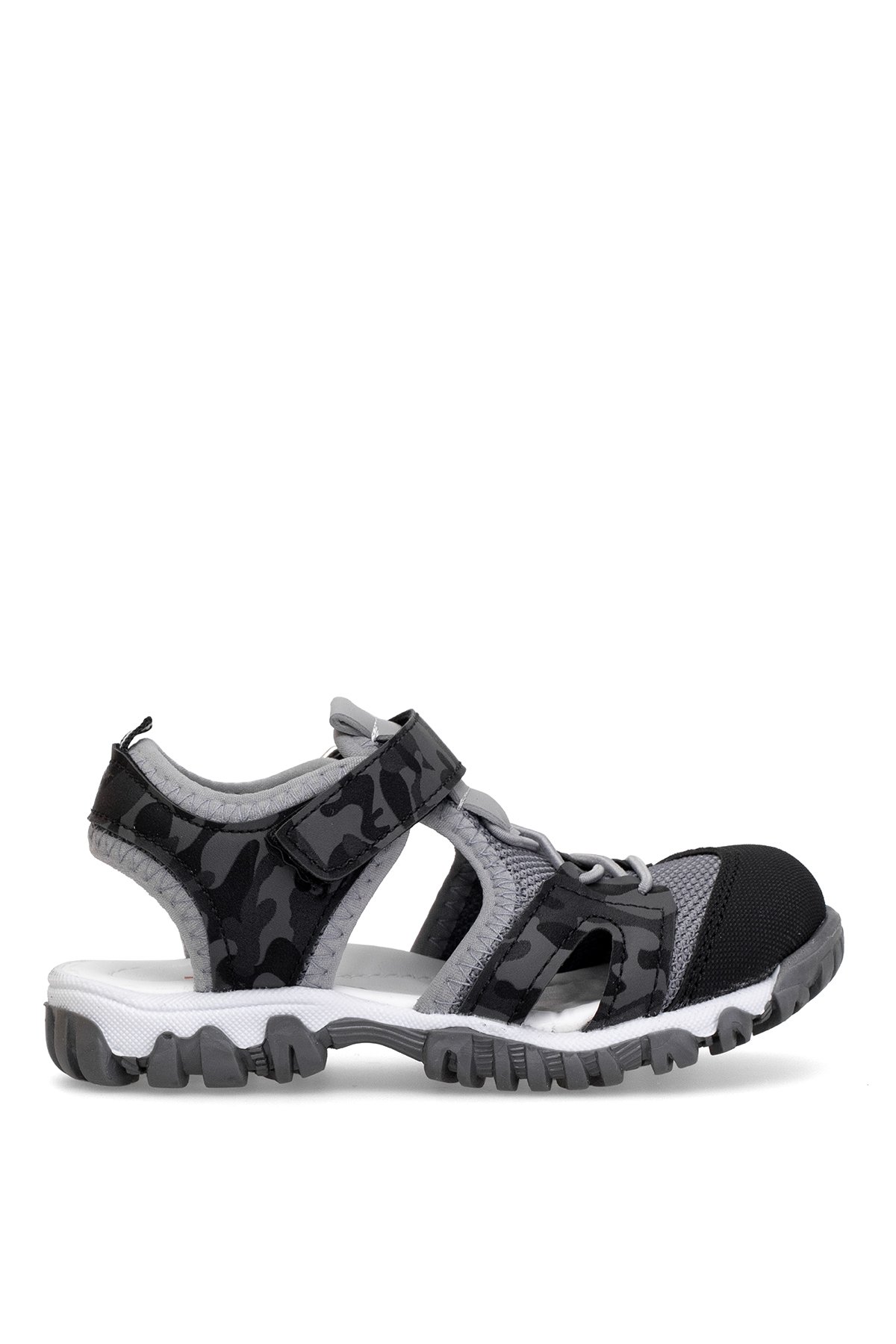 Elit ŞA-F-041-25Y Filet Erkek Çocuk Düz Sandalet Siyah