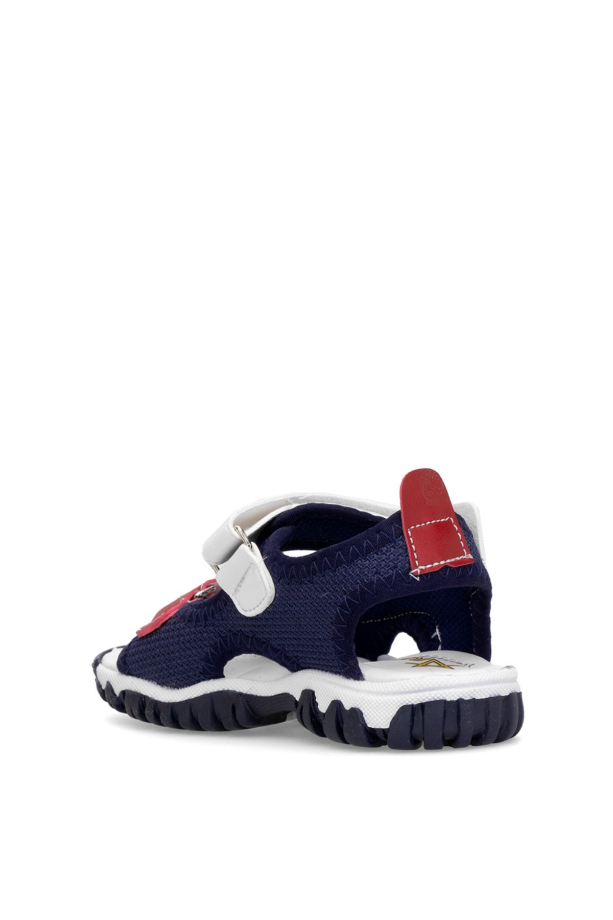 Elit ŞA-P-022-25Y Patik Erkek Çocuk Düz Sandalet Lacivert - Kırmızı