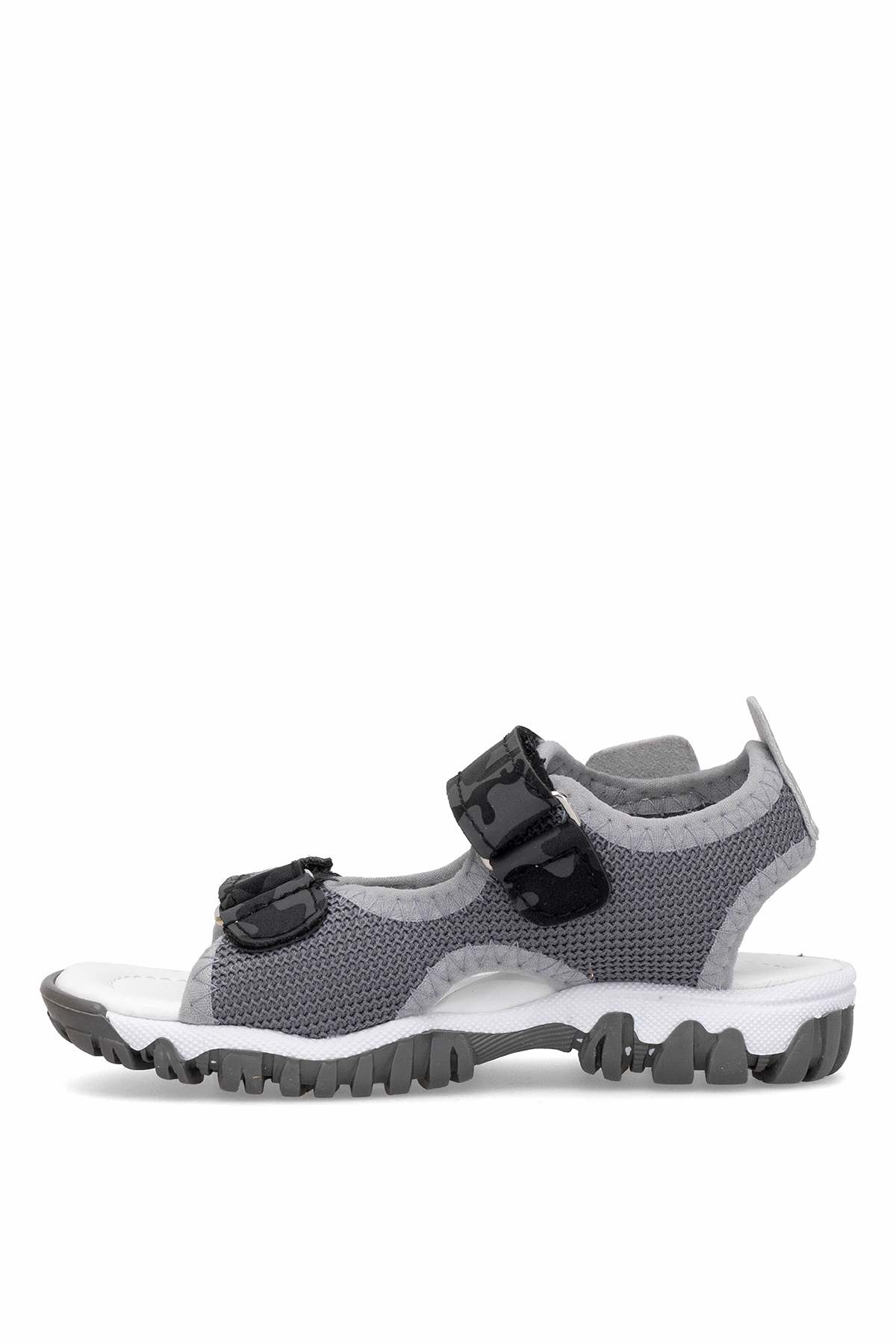 Elit ŞA-P-022-25Y Patik Erkek Çocuk Düz Sandalet Gri