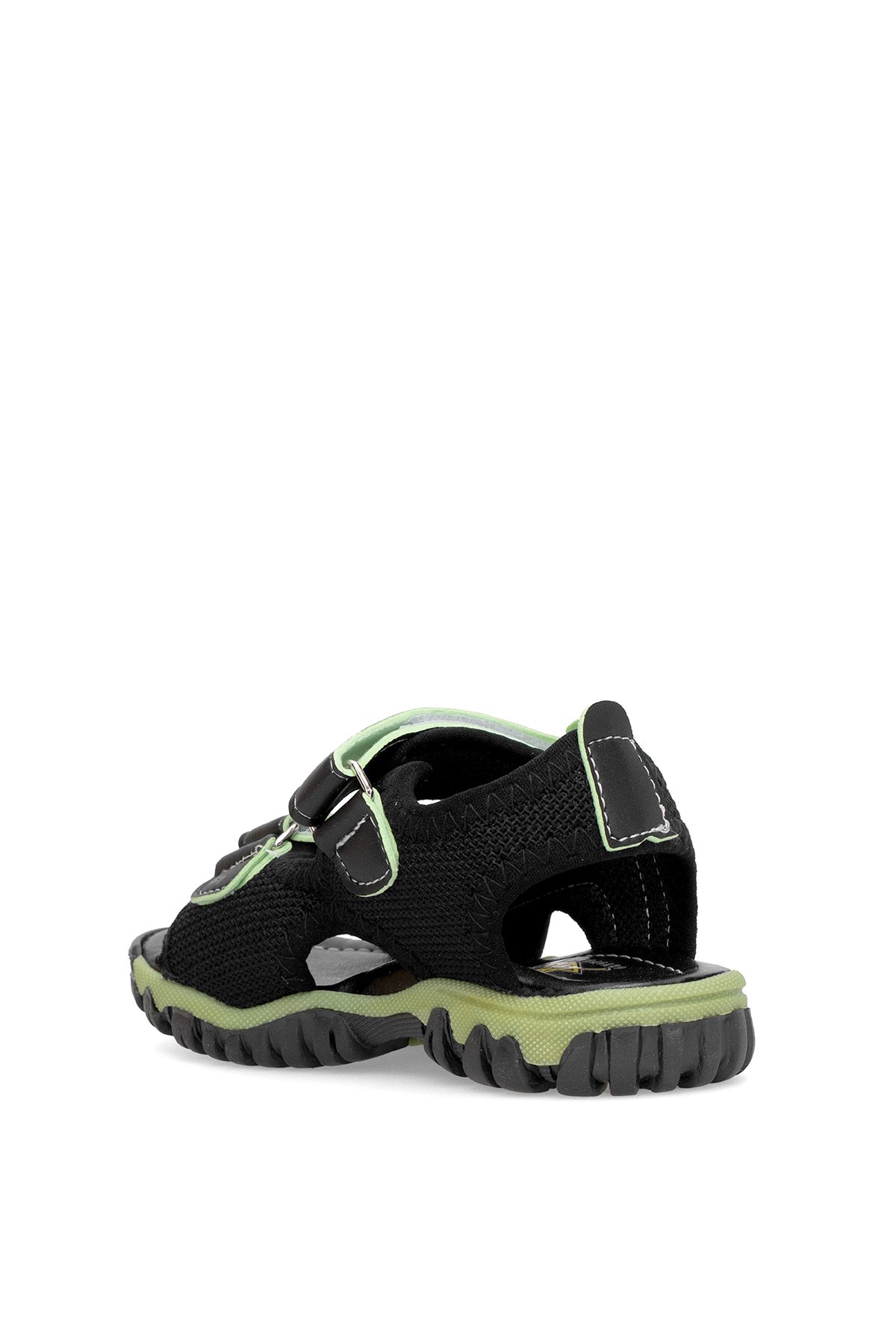 Elit ŞA-P-022-25Y Patik Erkek Çocuk Düz Sandalet Siyah - Yeşil