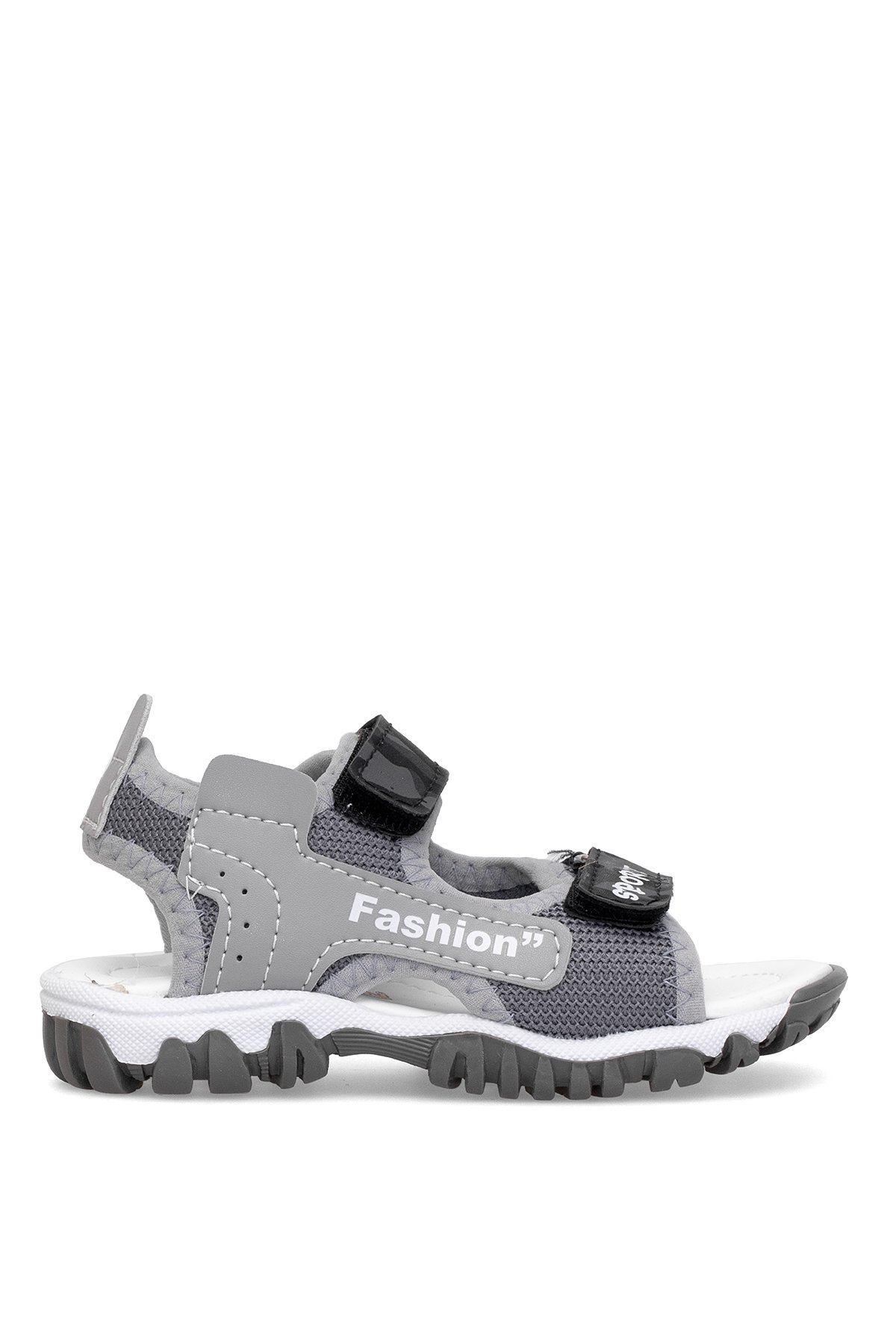 Elit ŞA-P-022-25Y Patik Erkek Çocuk Düz Sandalet Gri