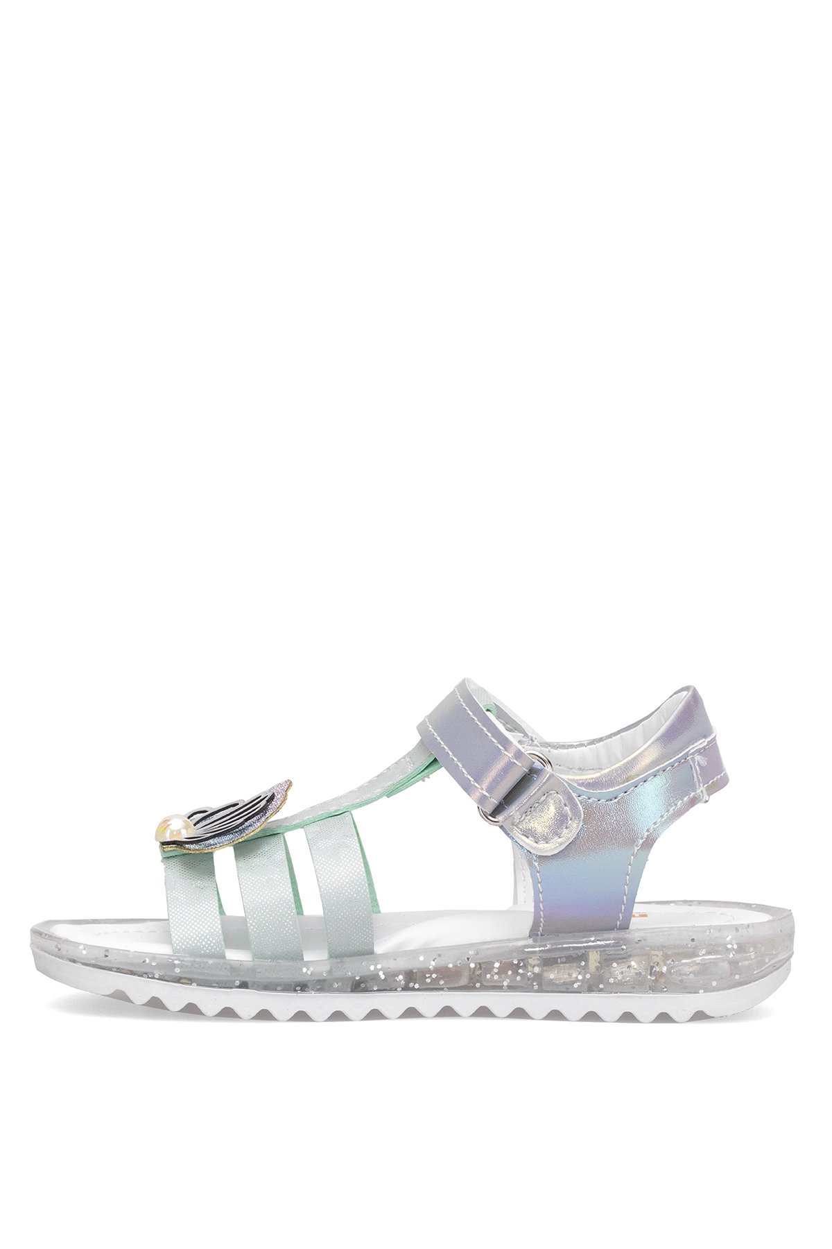 Elit ŞA-P-034-25Y Patik Kız Çocuk Düz Sandalet Yeşil