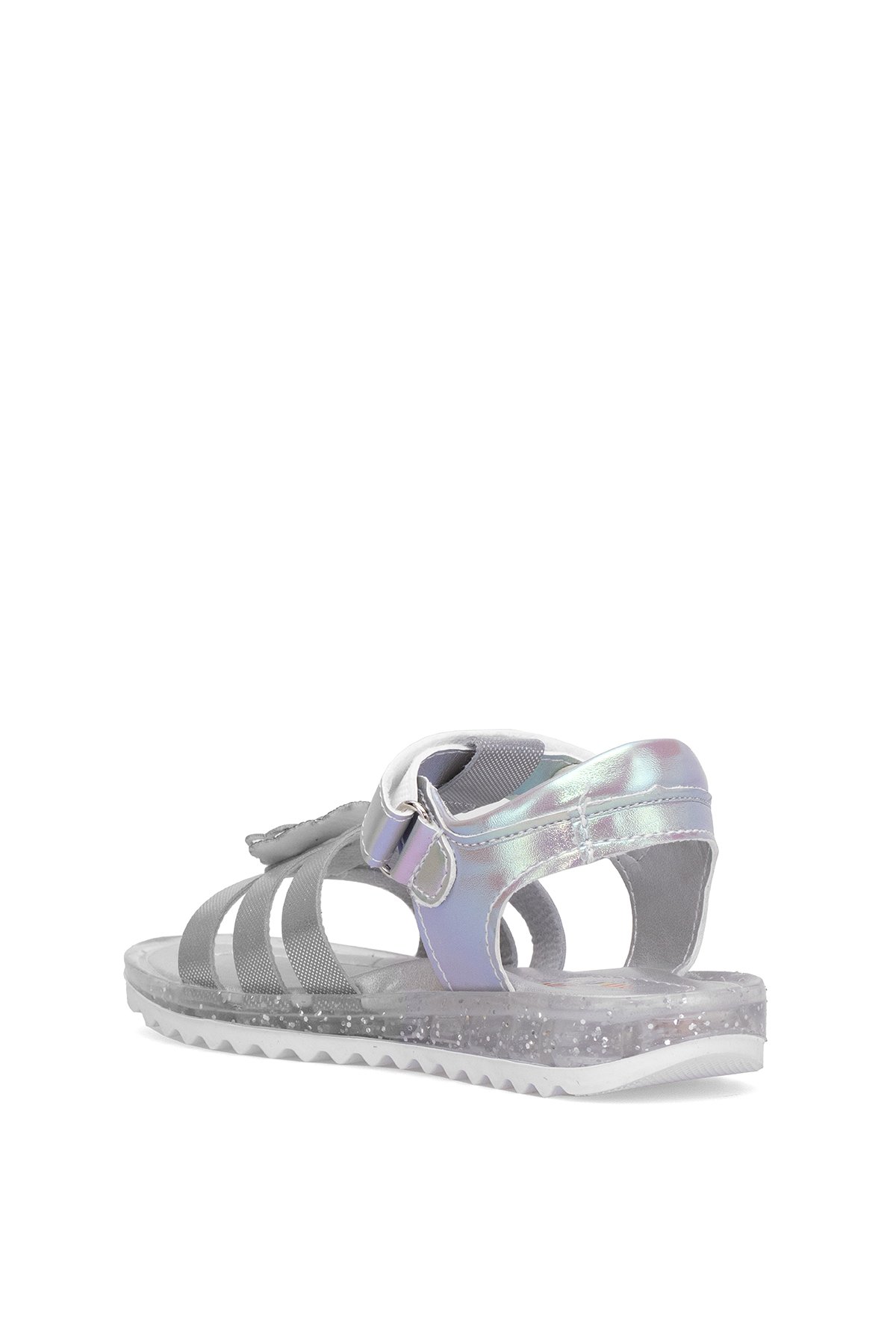 Elit ŞA-P-034-25Y Patik Kız Çocuk Düz Sandalet Gümüş