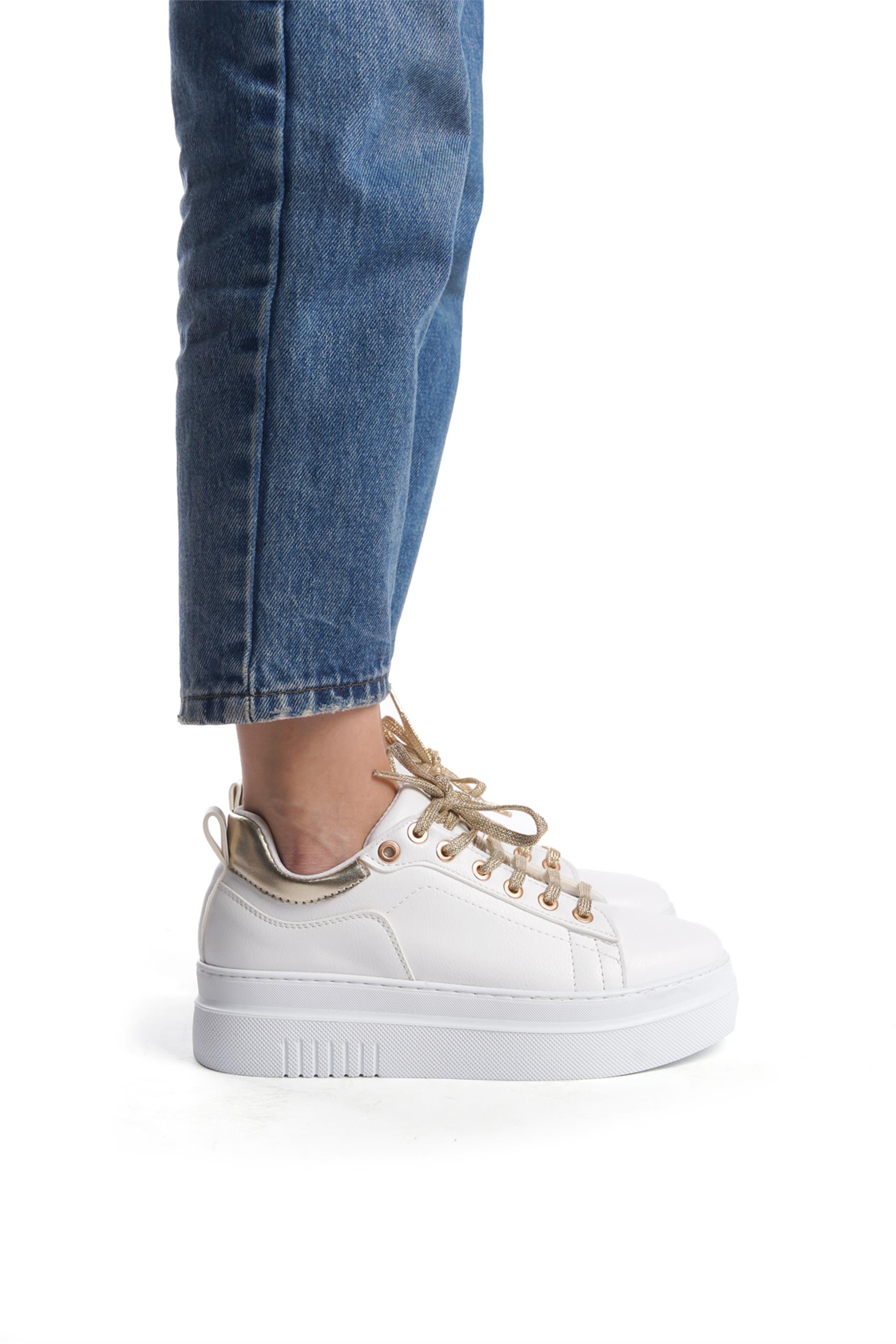 Elit Sis0021C Kadın Casual Ayakkabı Beyaz