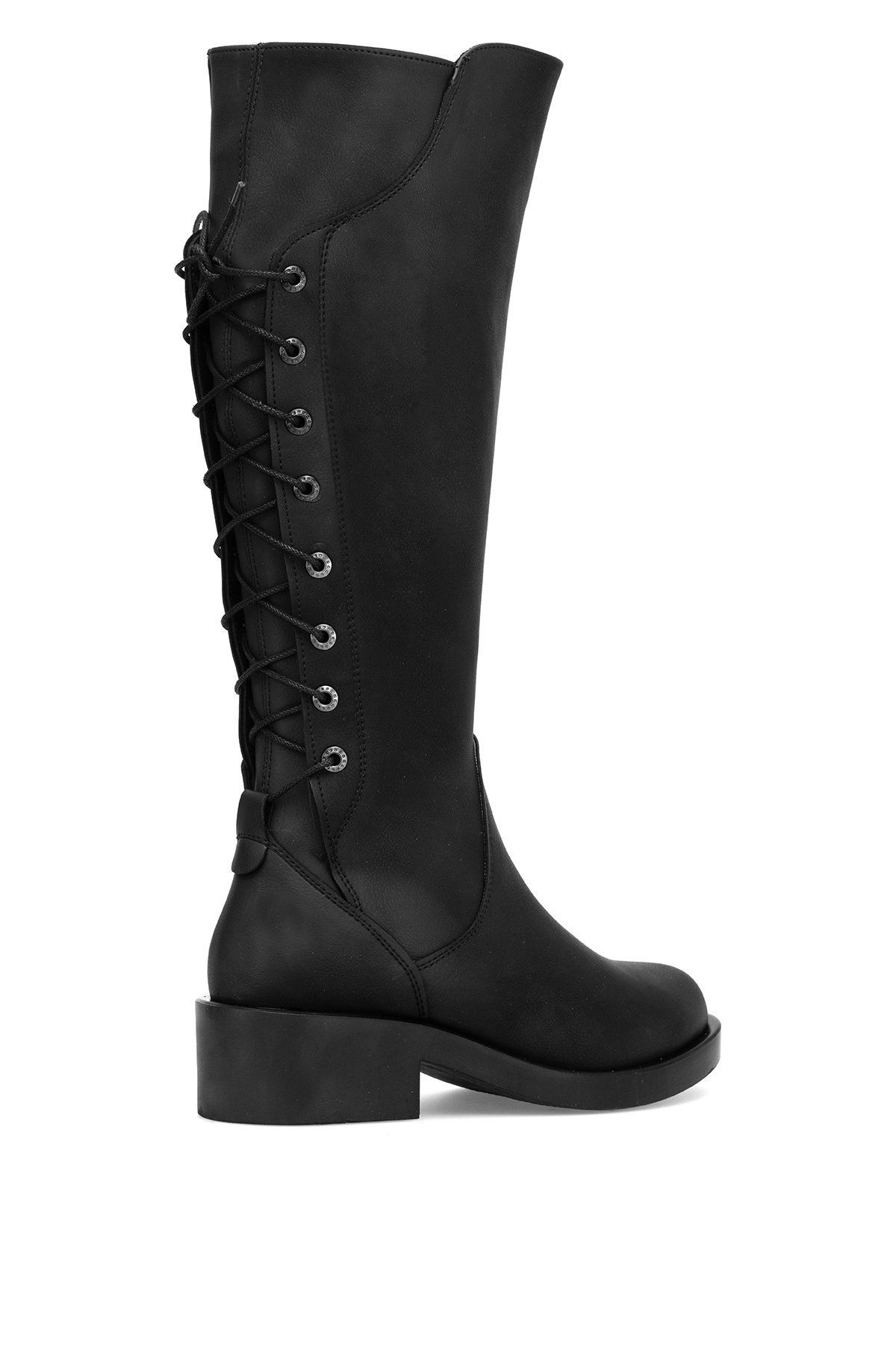 Elit SYHZ2720 Kadın Topuklu Çizme Siyah