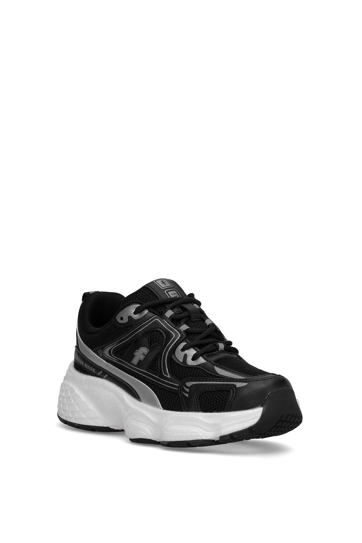 Elit YSFLT329 Kadın Klasik Sneaker Siyah - Beyaz