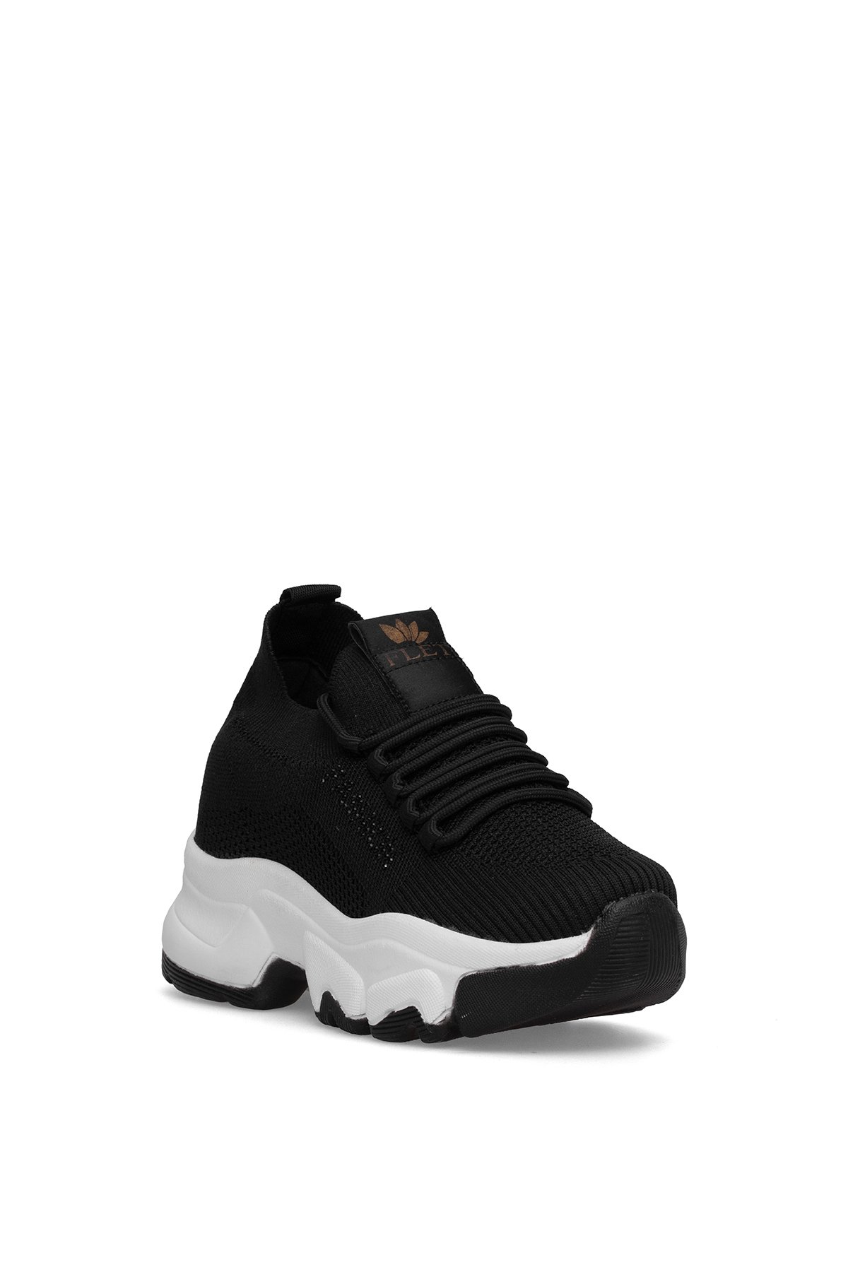 Elit YSFLT343 Kadın Klasik Sneaker Siyah - Beyaz