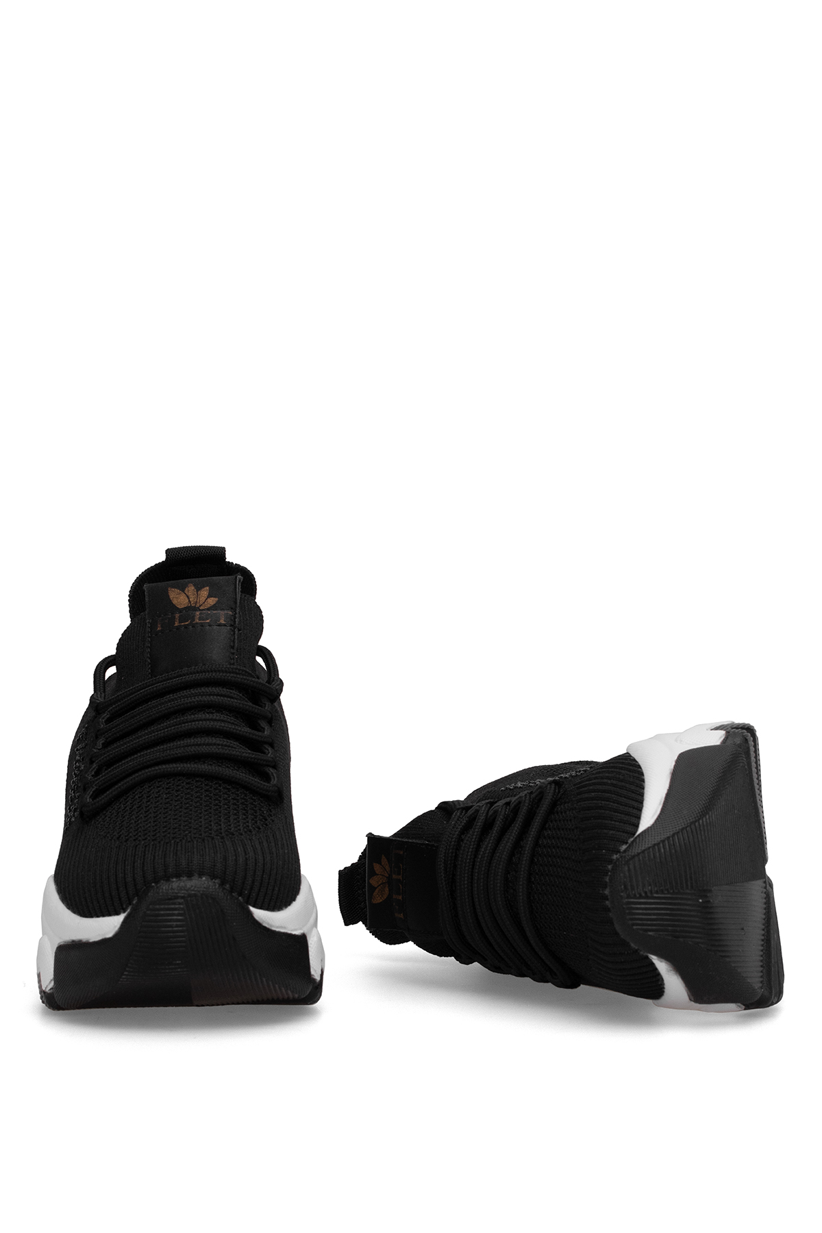 Elit YSFLT343 Kadın Klasik Sneaker Siyah - Beyaz