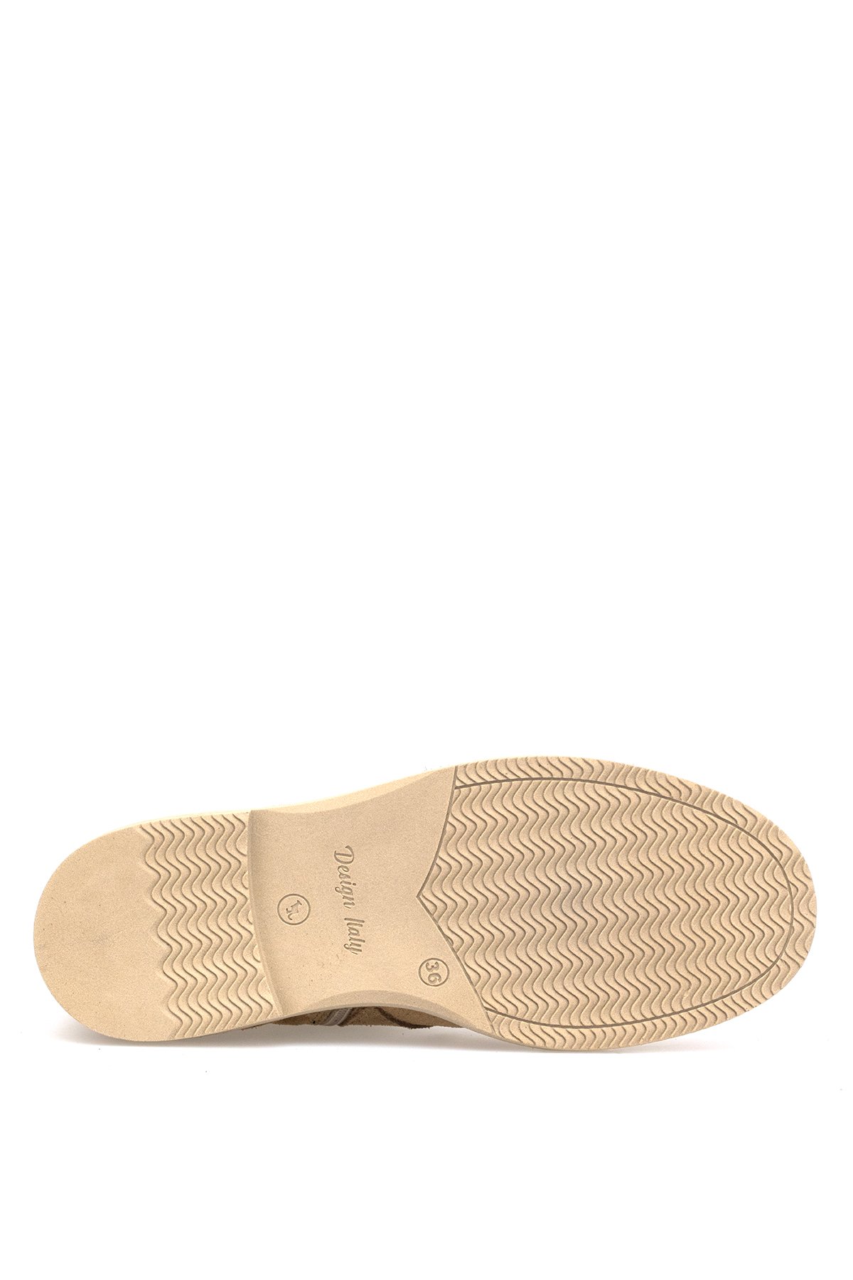 Elit Zafira Kadın Hakiki Süet Deri Düz Bot Camel